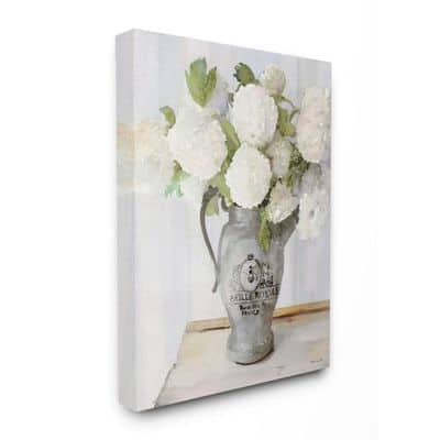 Stupell Industries White Hydrangea Bouquet Canvas Wall Art | Michaels