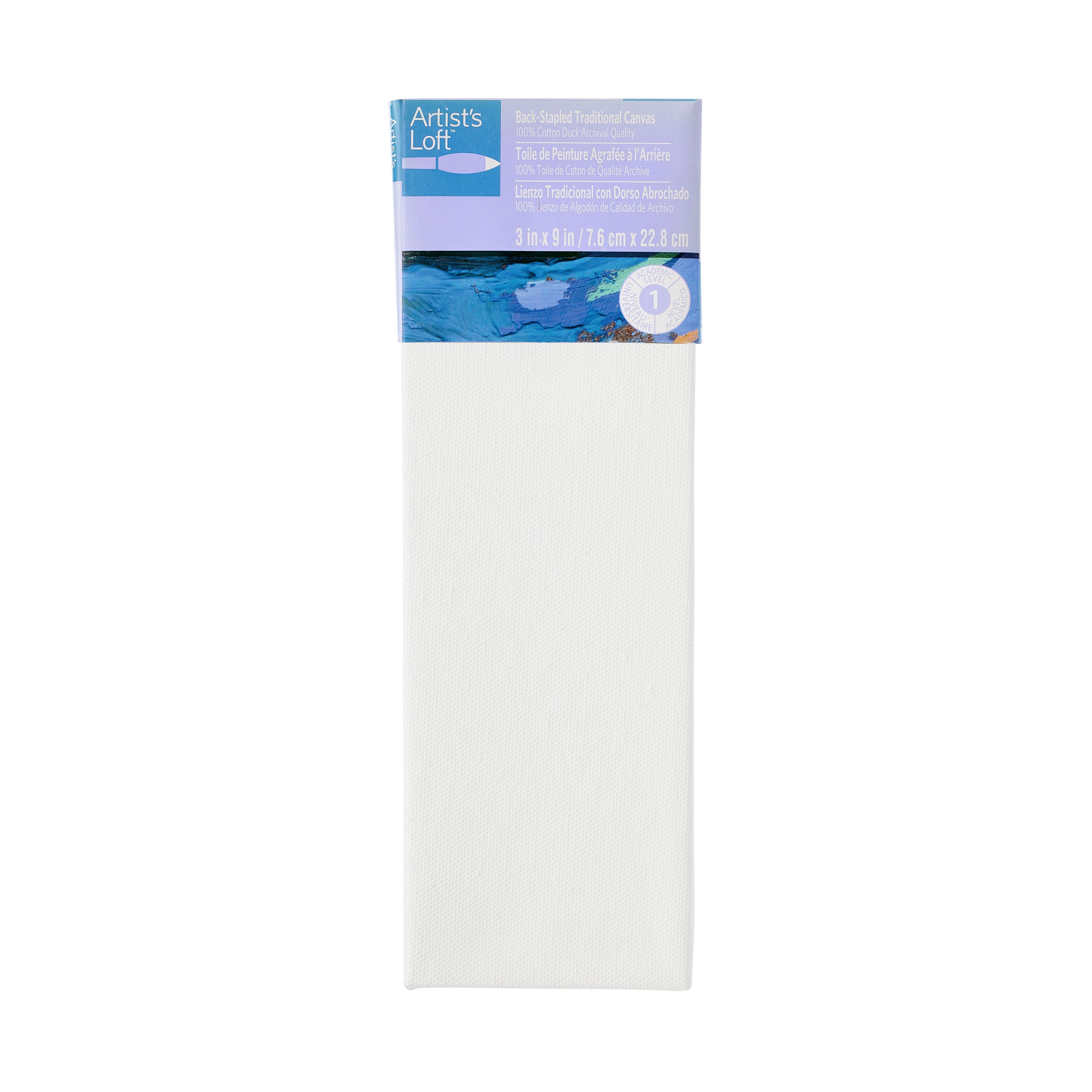 12 Pack: Level 1 Back Stapled Traditional Canvas by Artist&#x27;s Loft&#x2122;