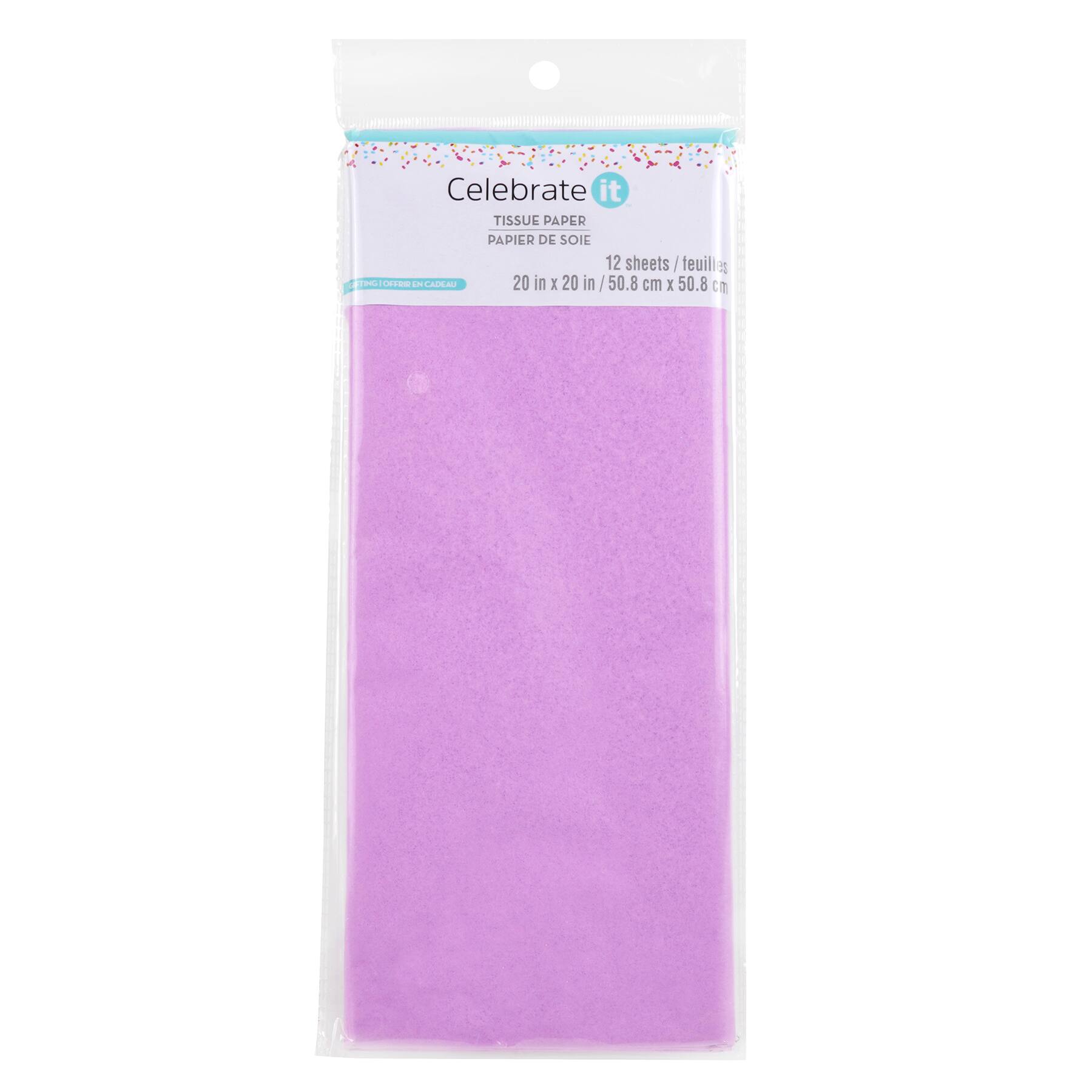 24 Packs: 12 ct. (288 total) Lavender Tissue Paper by Celebrate It™
