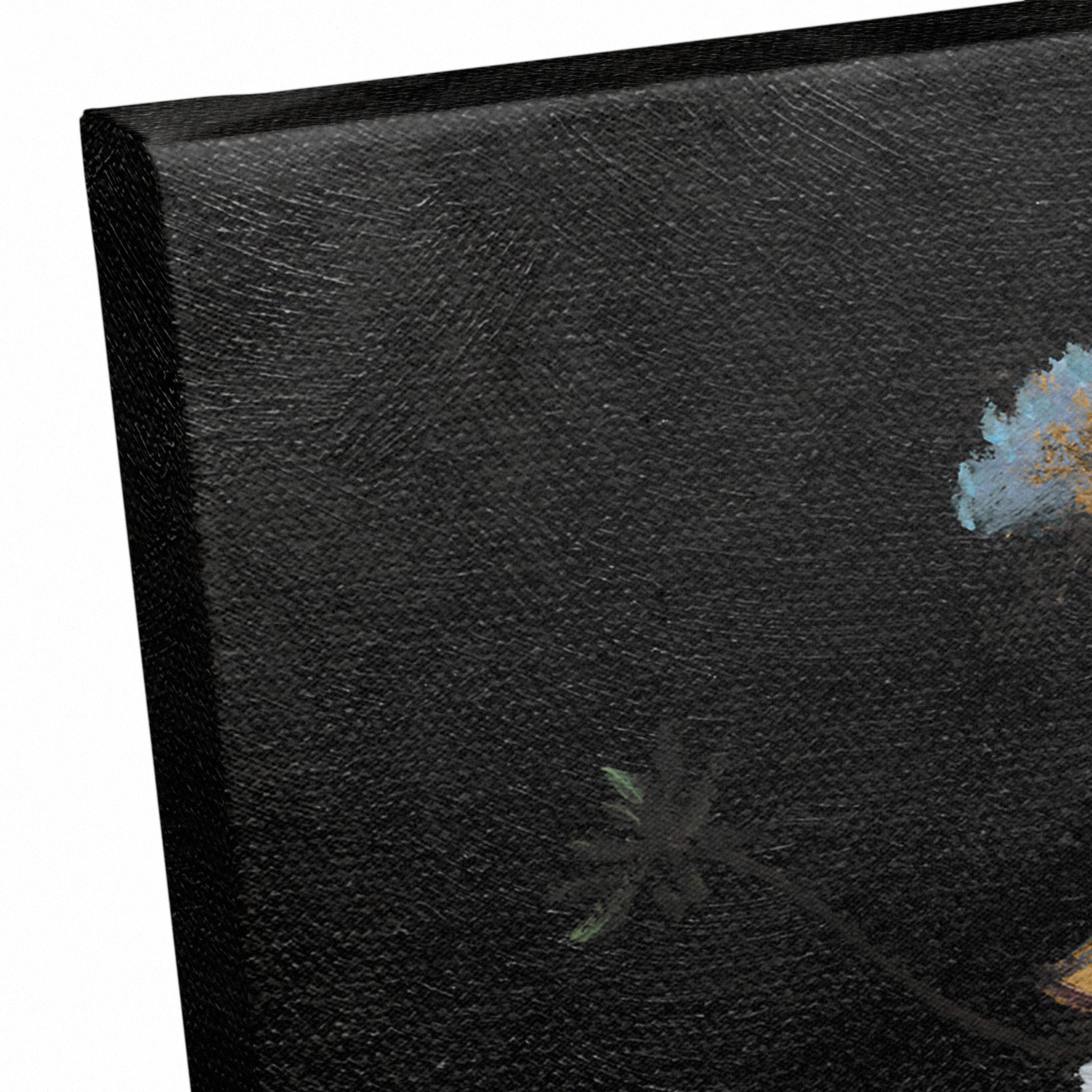 Gloomy Florals in Vase 20" x 30" Canvas Wall Art