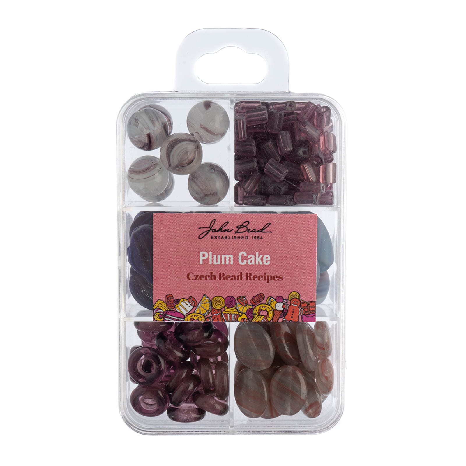 John Bead Czech Glass Recipe Box Beading Kit