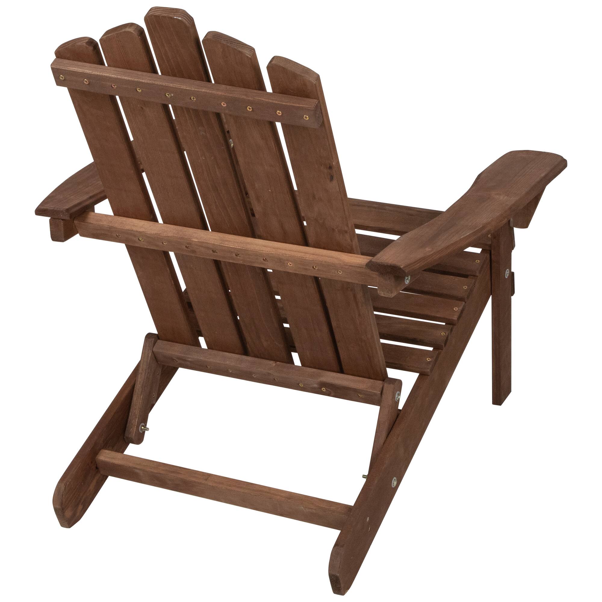 36&#x22; Classic Folding Wooden Adirondack Chair
