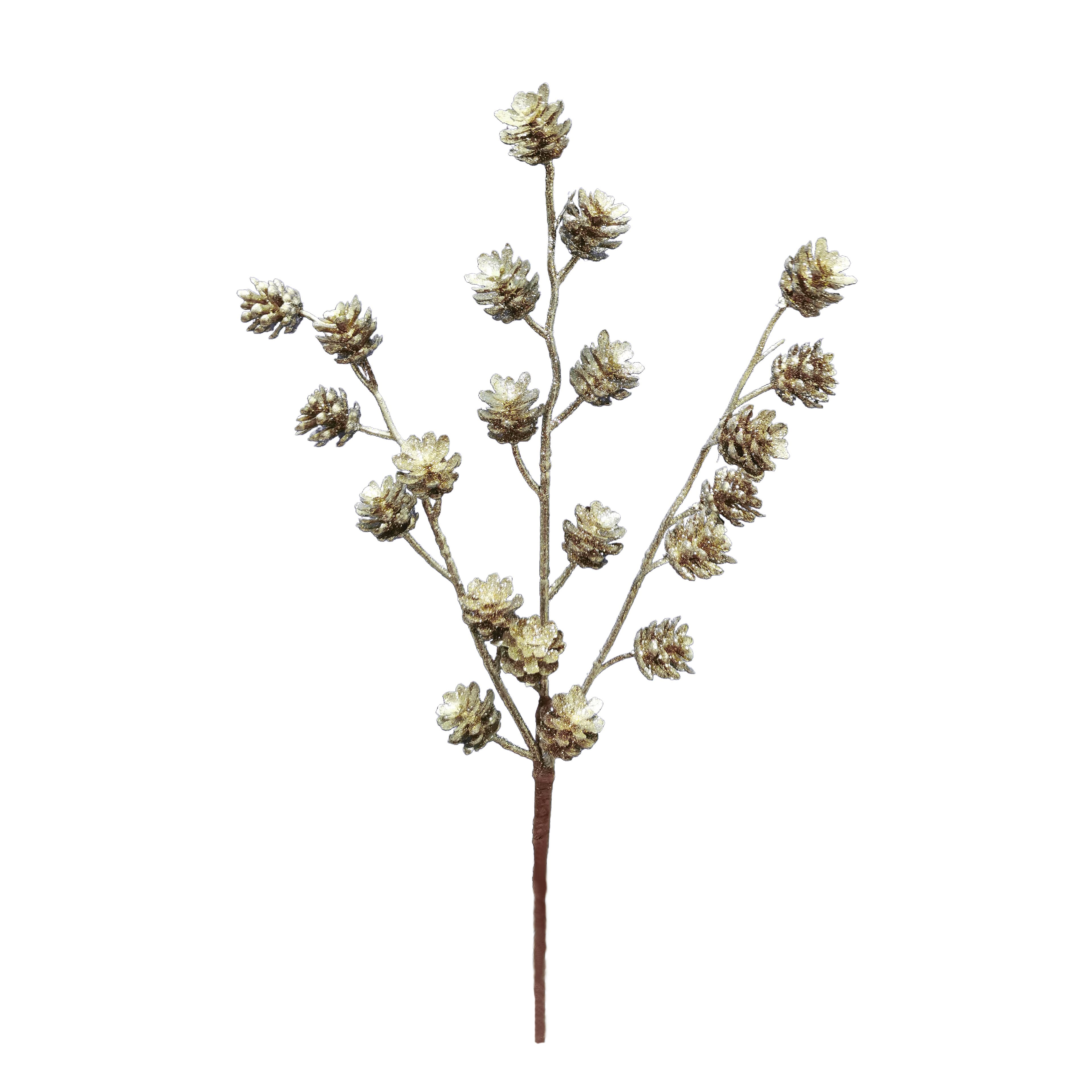 Tige de grappe de pommes de pin champagne de 30,5&#xA0;cm d&#x27;Ashland 