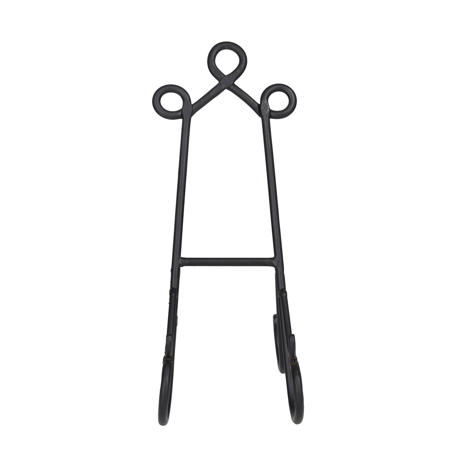 14&#x22; Black Metal Traditional Easel