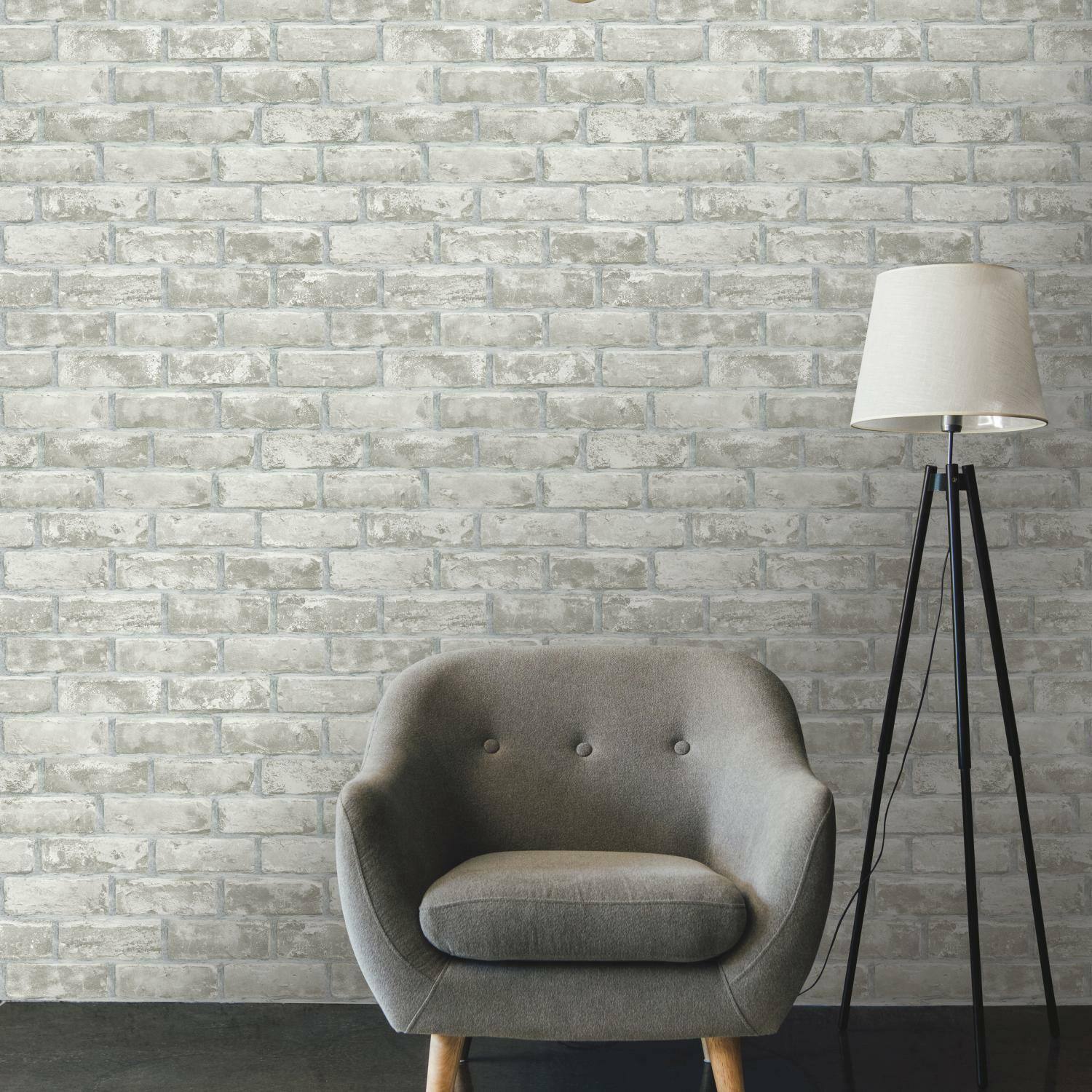 RoomMates Brick Peel &#x26; Stick Wallpaper