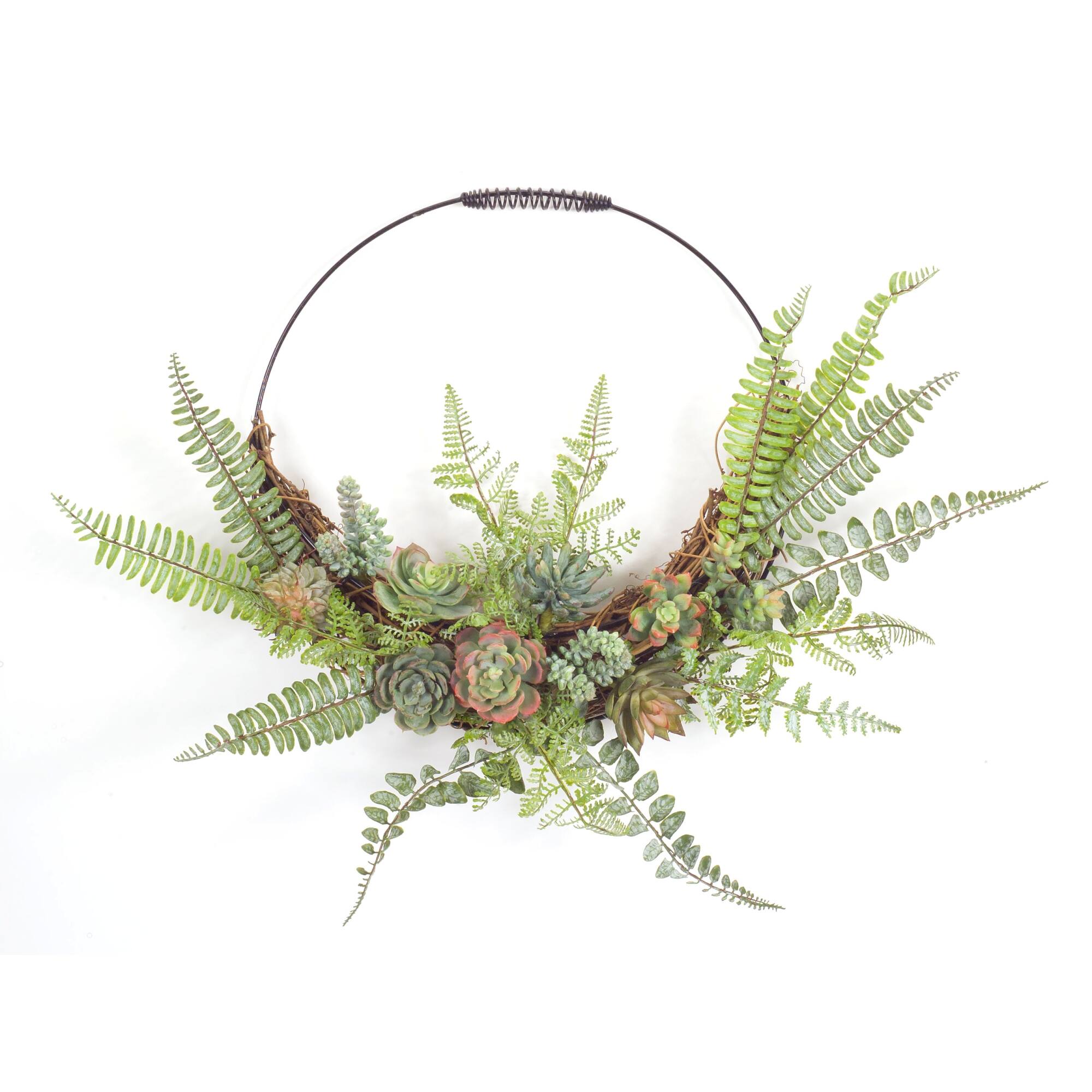 2ft. Fern & Succulent Wall Décor Accent