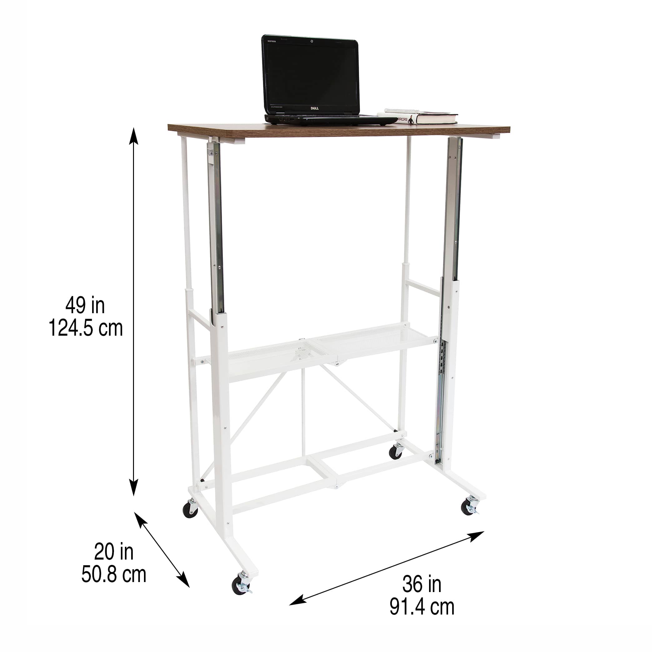 Sit-Stand Adjustable Fold-Away Desk & Workstation by Artist's Loft®