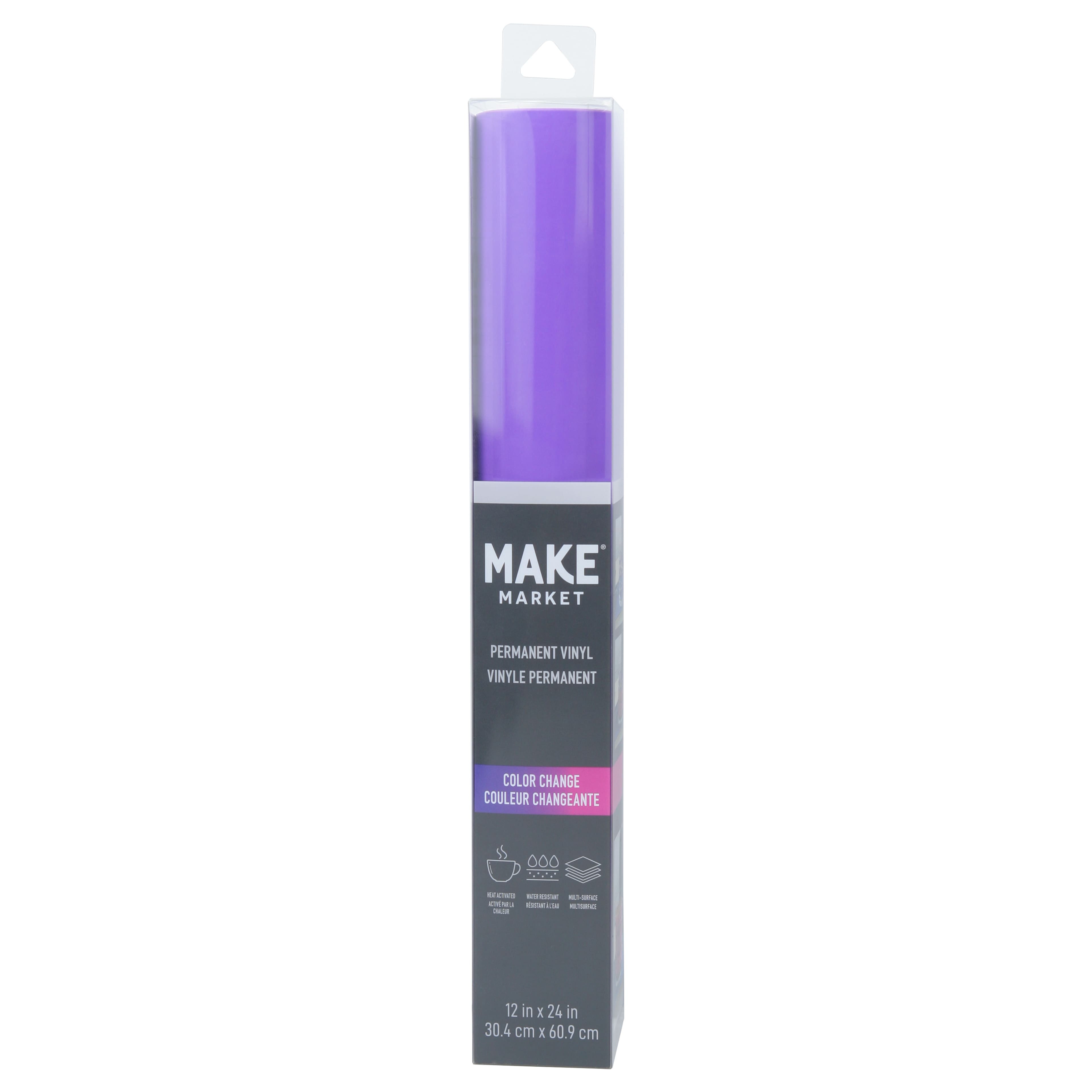Purple to Pink Color Changing Permanent Vinyl by Make Market®