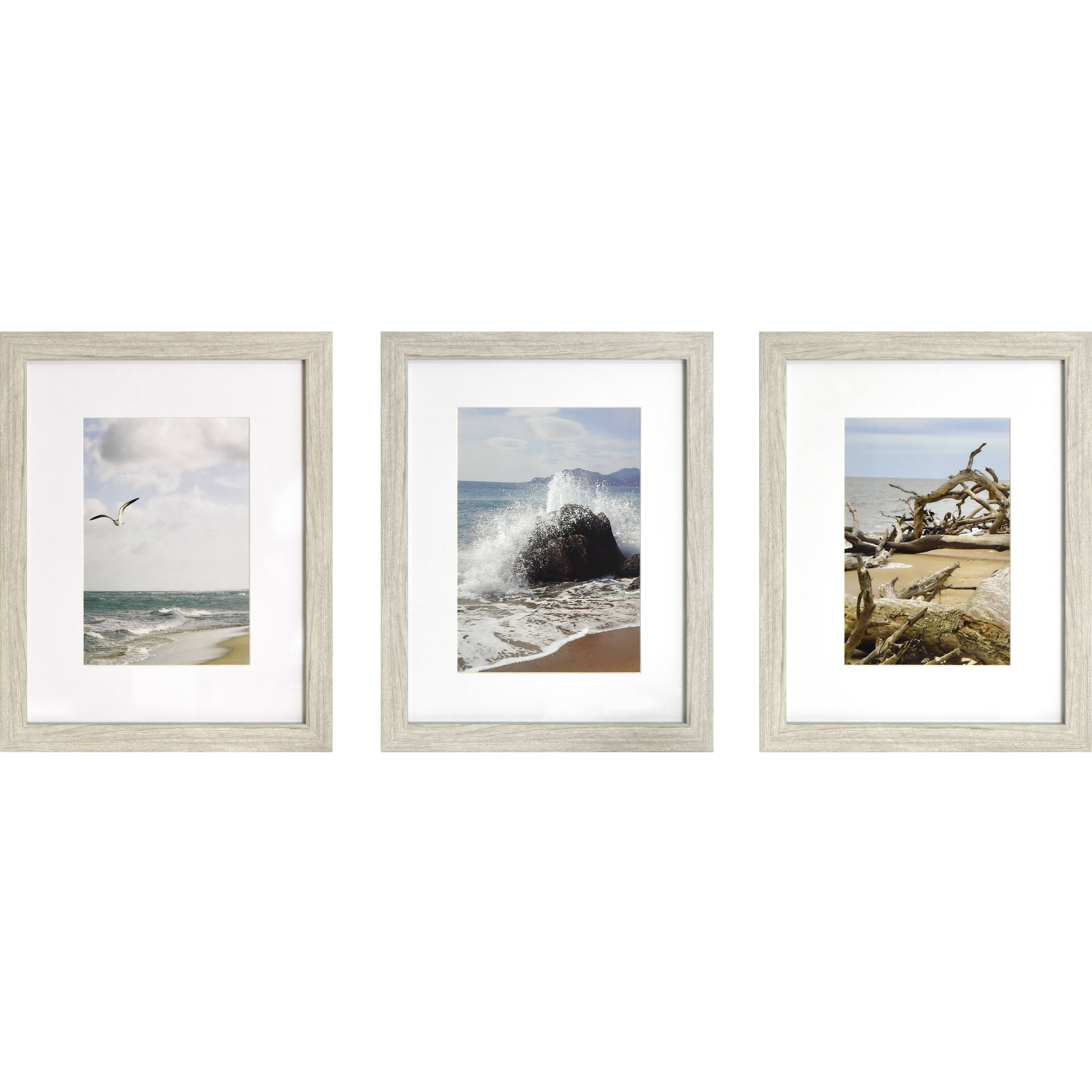 6 Packs: 3 ct. (18 total) Gallery&#x2122; Gray Frame with Mat by Studio D&#xE9;cor&#xAE;
