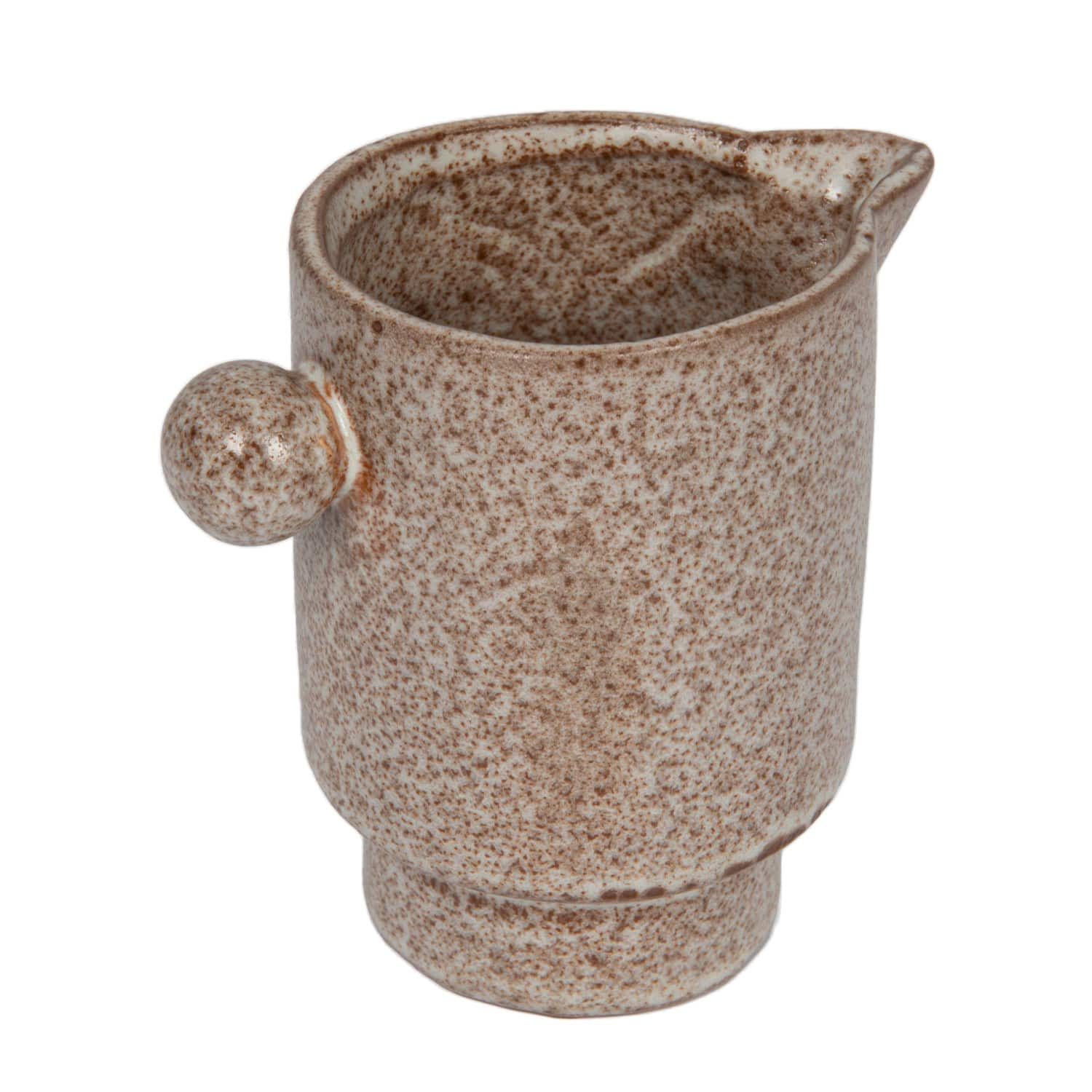 Modern Stoneware Pitcher