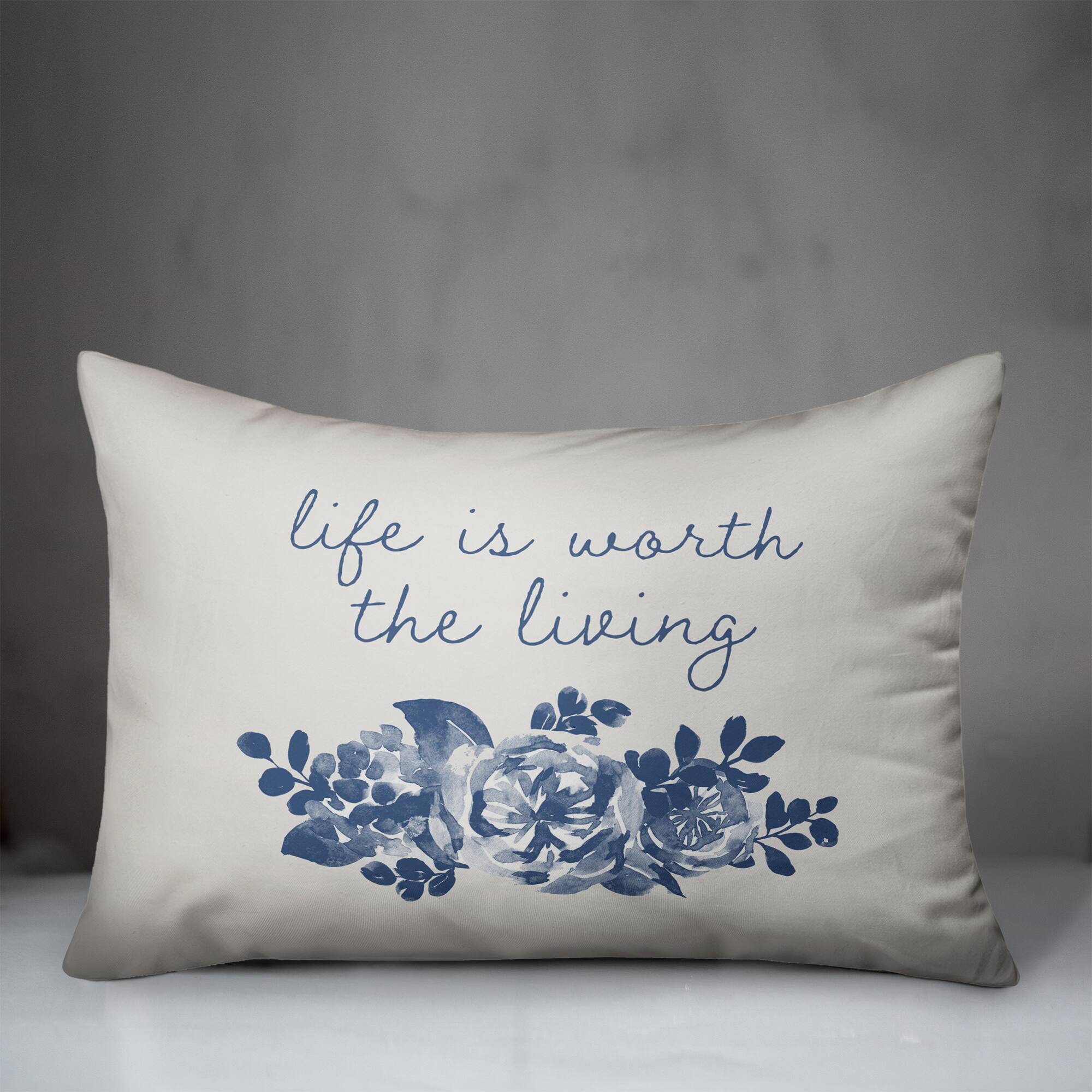 Because He Lives 14" x 20" Throw Pillow