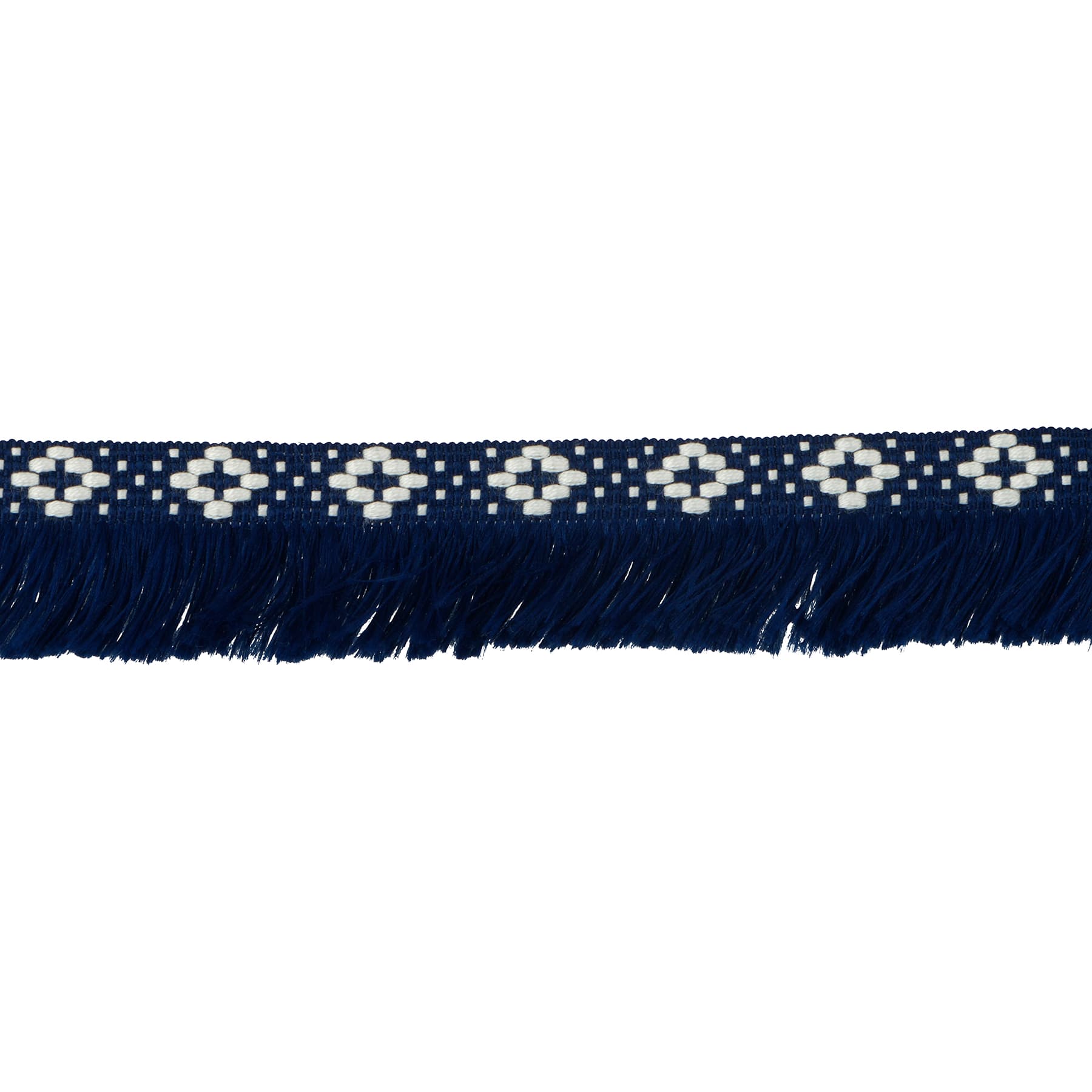 1 3/16&#x22; Diamond Jacquard Fringe Trim by Celebrate It&#xAE;