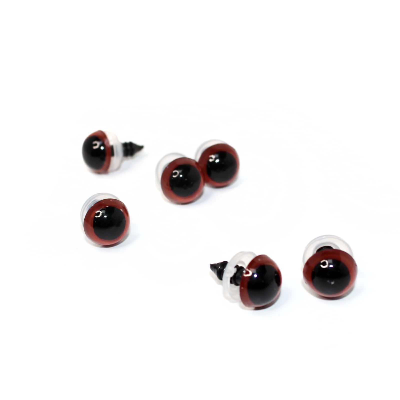 12 Pack: 9mm Craft Eyes with Plastic Washers by Loops &#x26; Threads&#x2122;