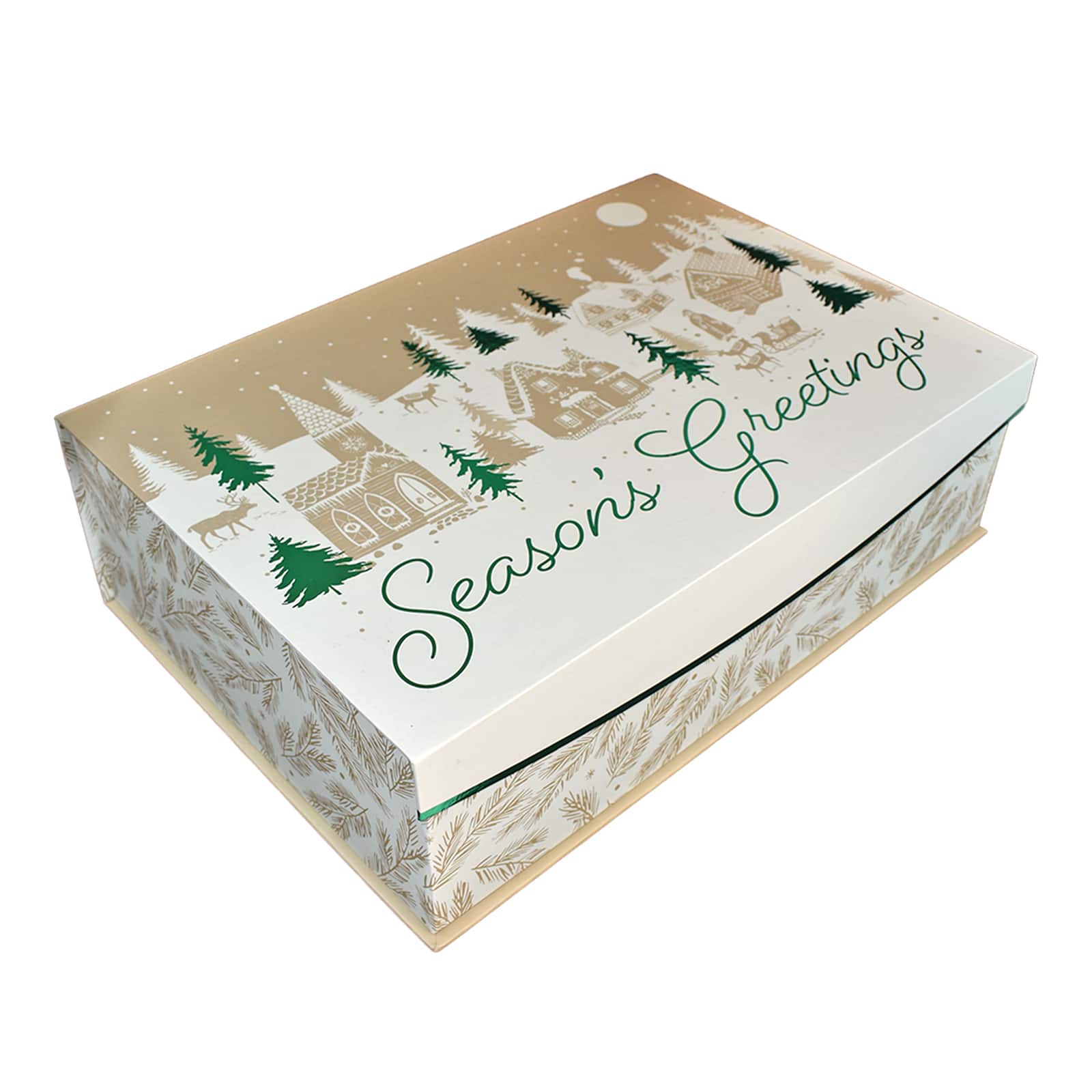 Large Season&#x27;s Greetings Decorative Box by Ashland&#xAE;