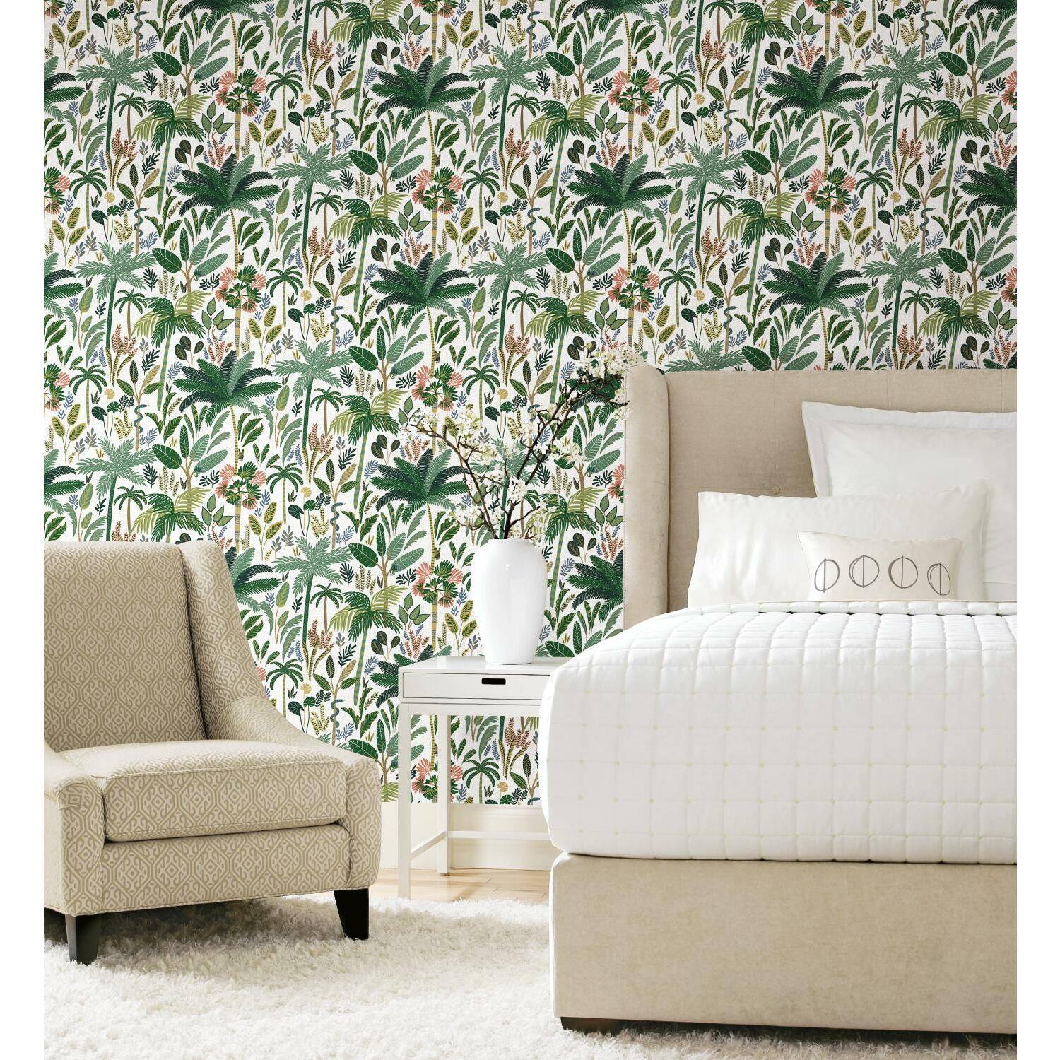 RoomMates Tropical Eden Peel &#x26; Stick Wallpaper