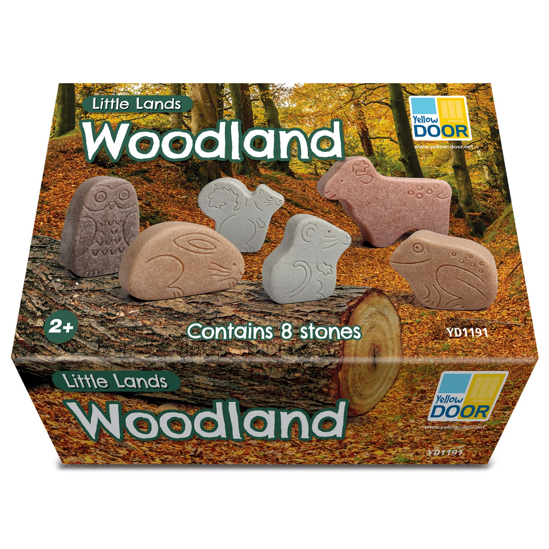 Yellow Door Little Lands Woodland Stone Figure Play Set