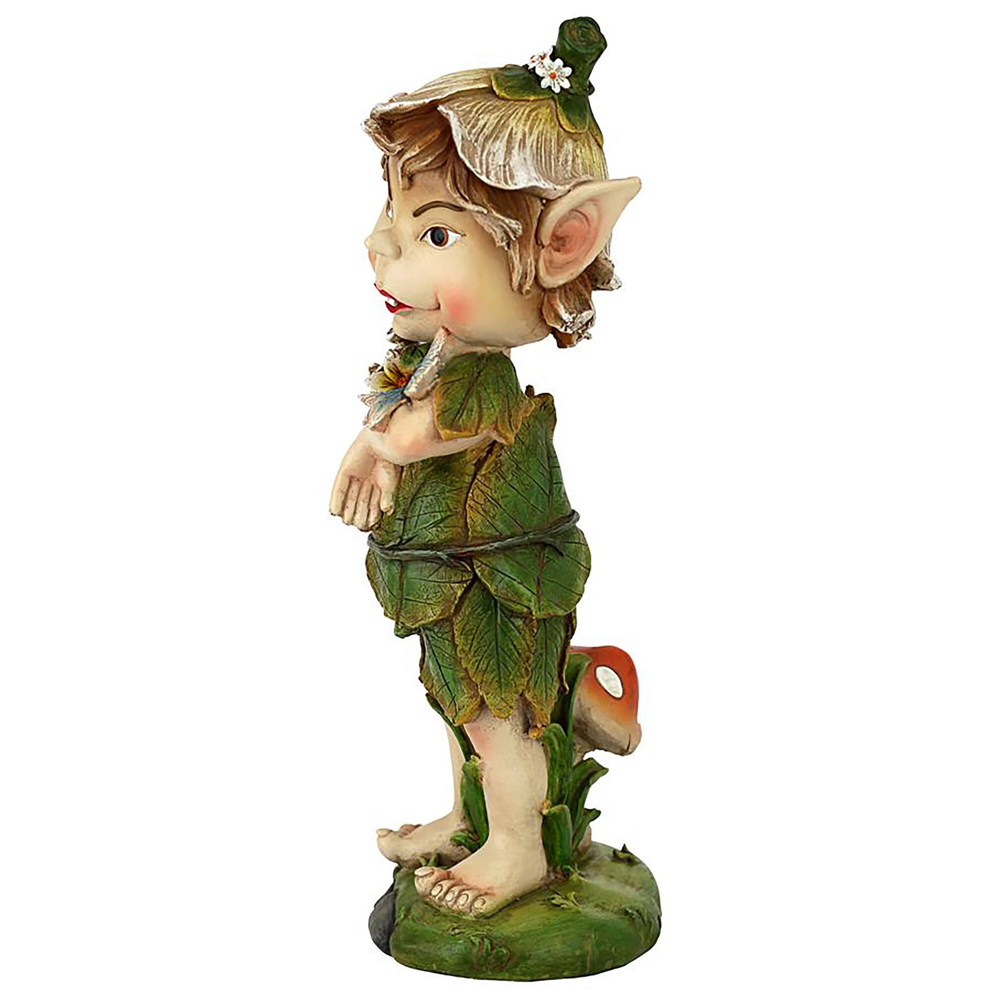 Design Toscano 12.5&#x22; Pixie Perry Elfin Gnome Garden Statue