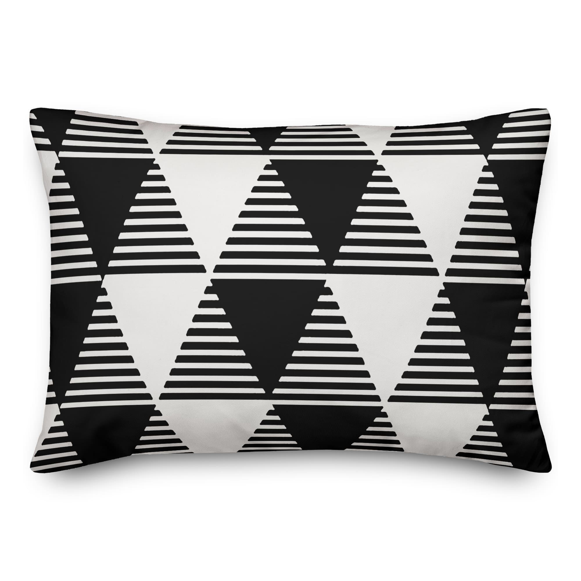 Geometric Triangles Versatile Throw Pillow