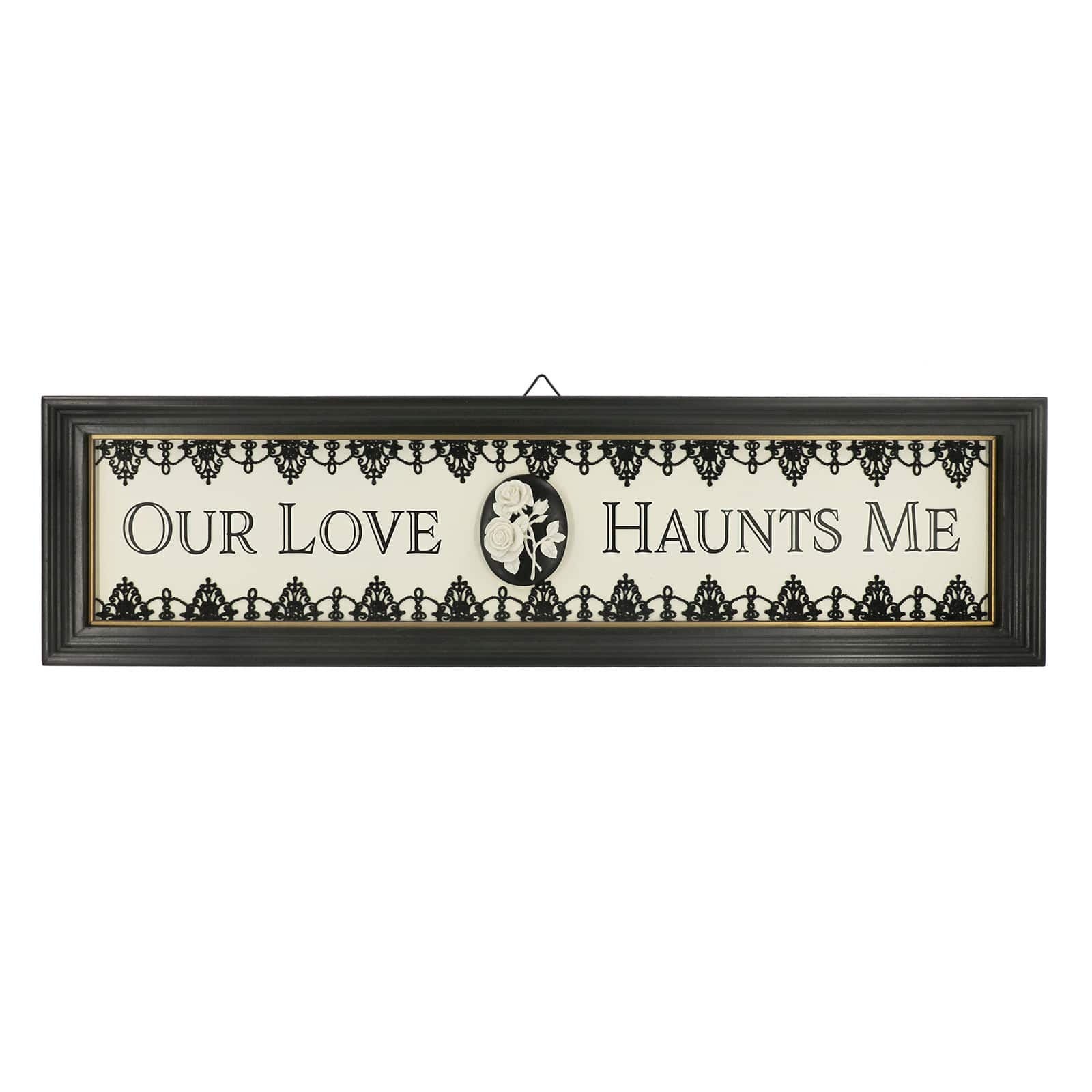 24.25" Our Love Haunts Me Wall Sign by Ashland®