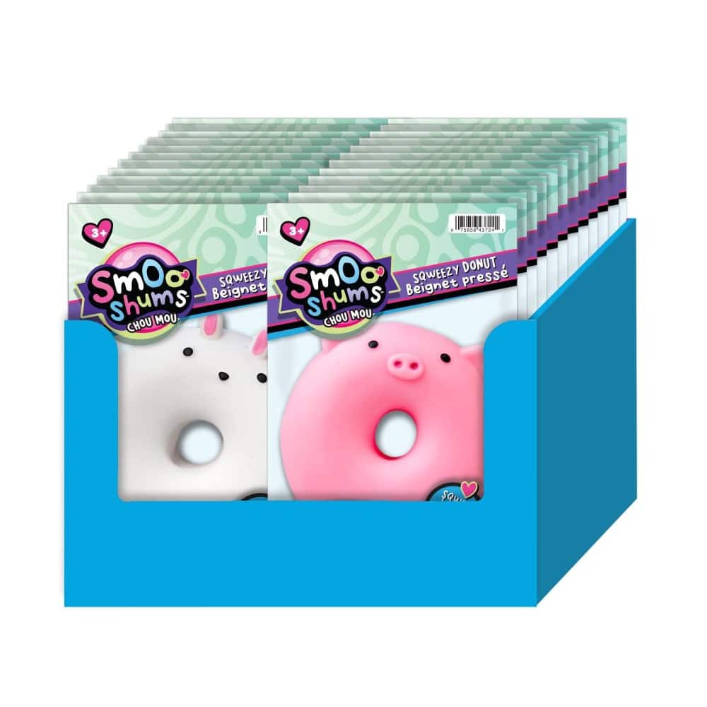 Assorted Ja-Ru® Smooshums Sqweezy Donut, 1pc.