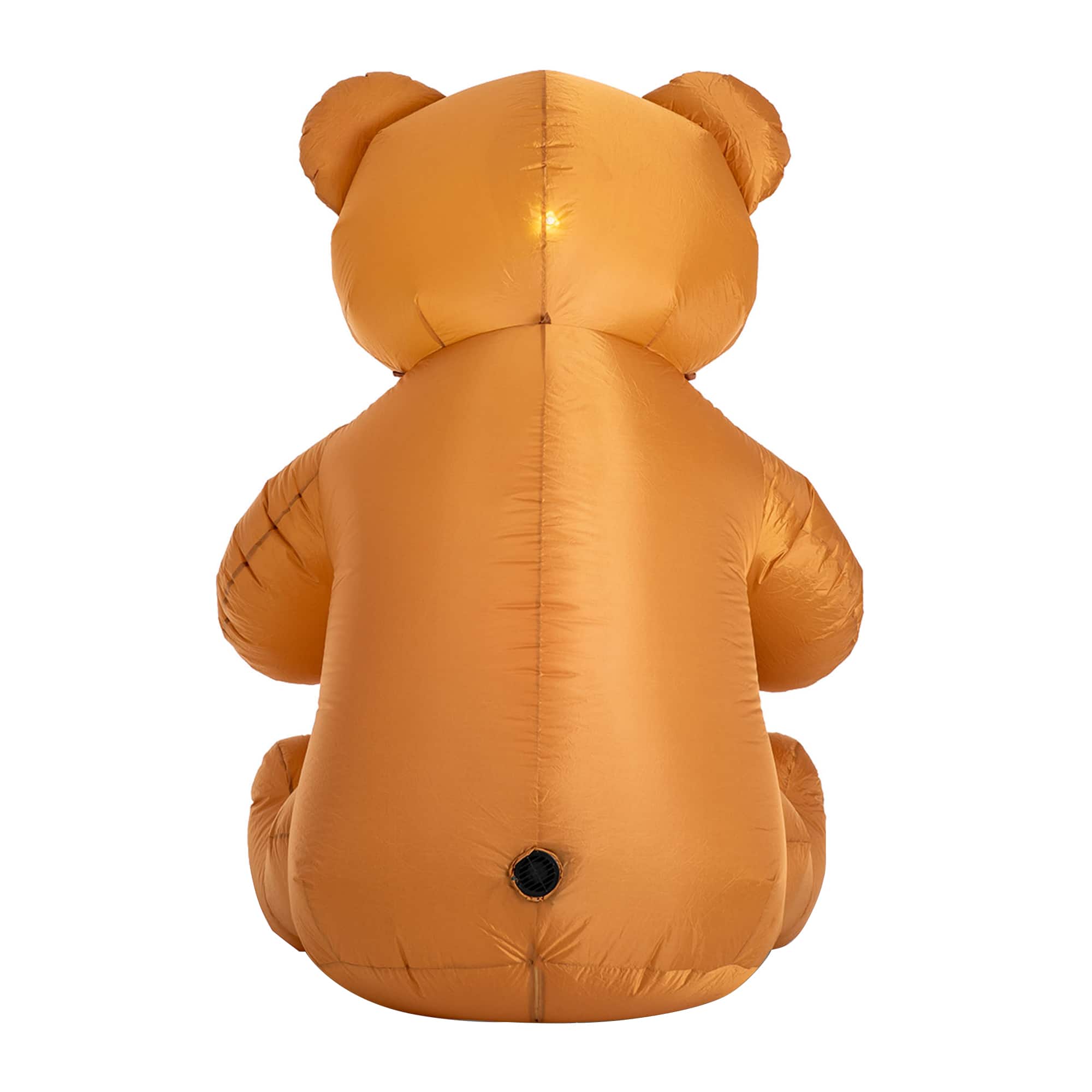 Glitzhome® 6ft. Lighted Valentine's Inflatable Bear with Heart Décor