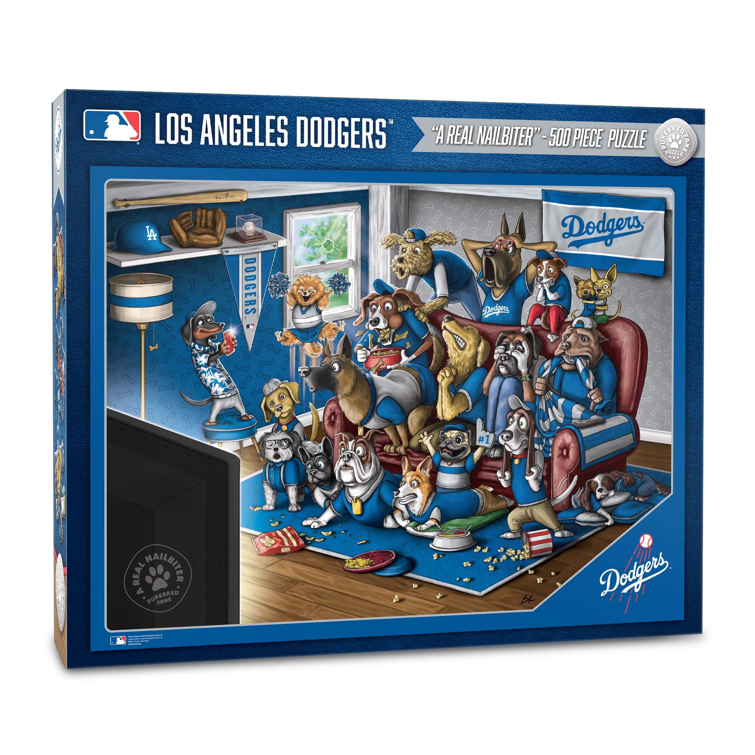 MLB Purebred Fans A Real Nailbiter 500 Piece Puzzle