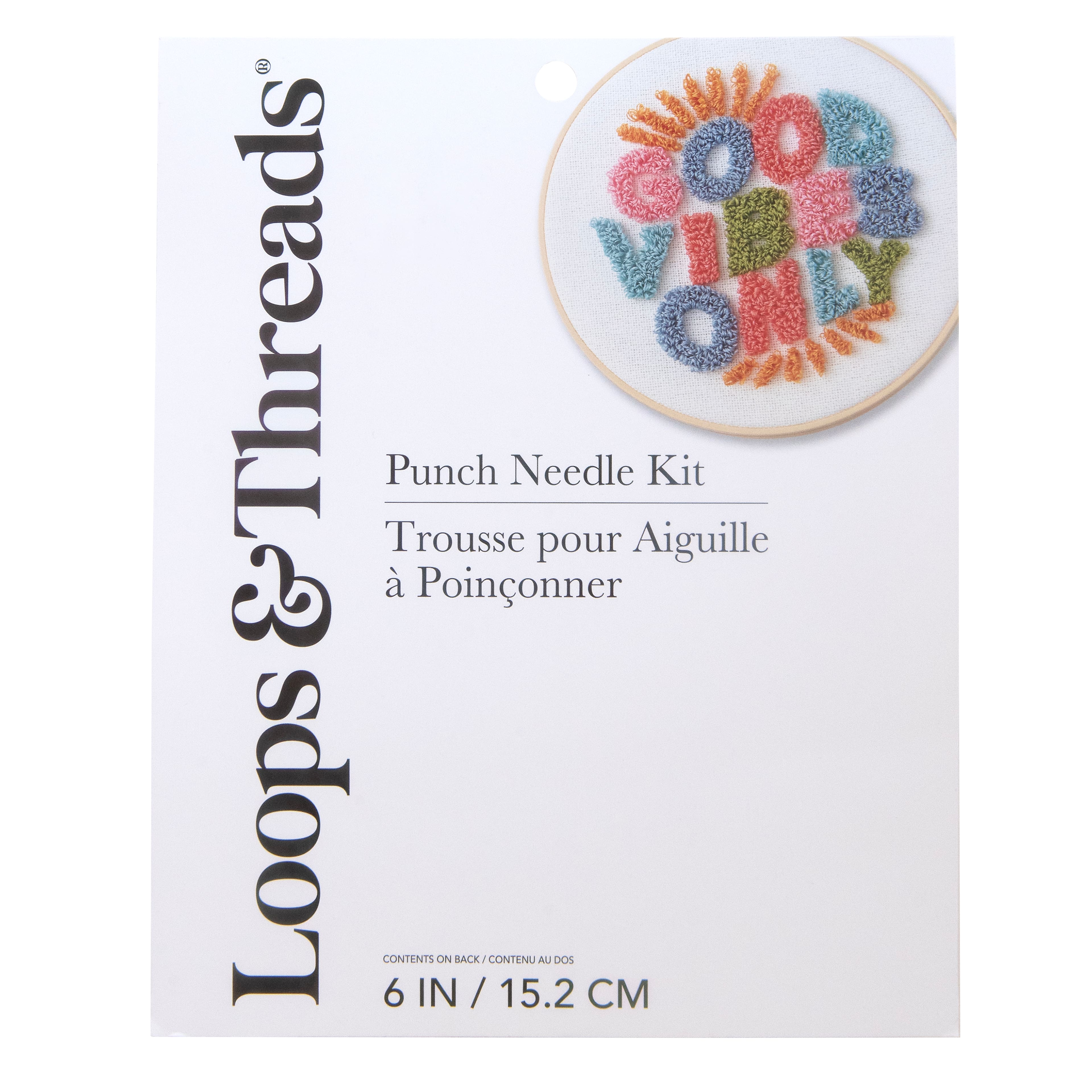 Good Vibes Punch Needle Kit by Loops & Threads®