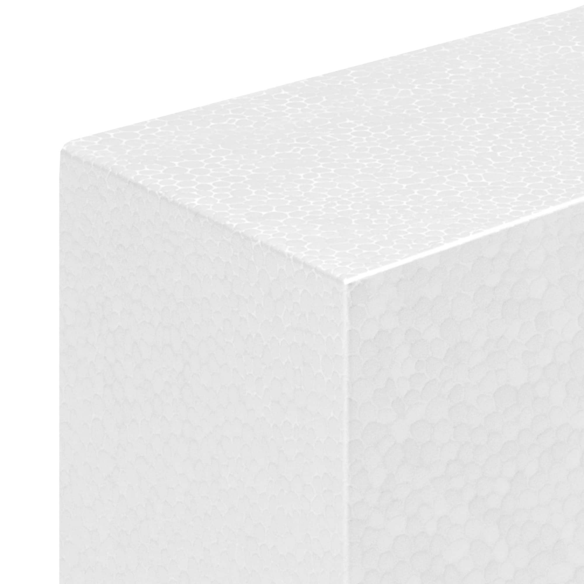 Make It: Fun® STYROFOAM white block, 3 x 3 x 3.