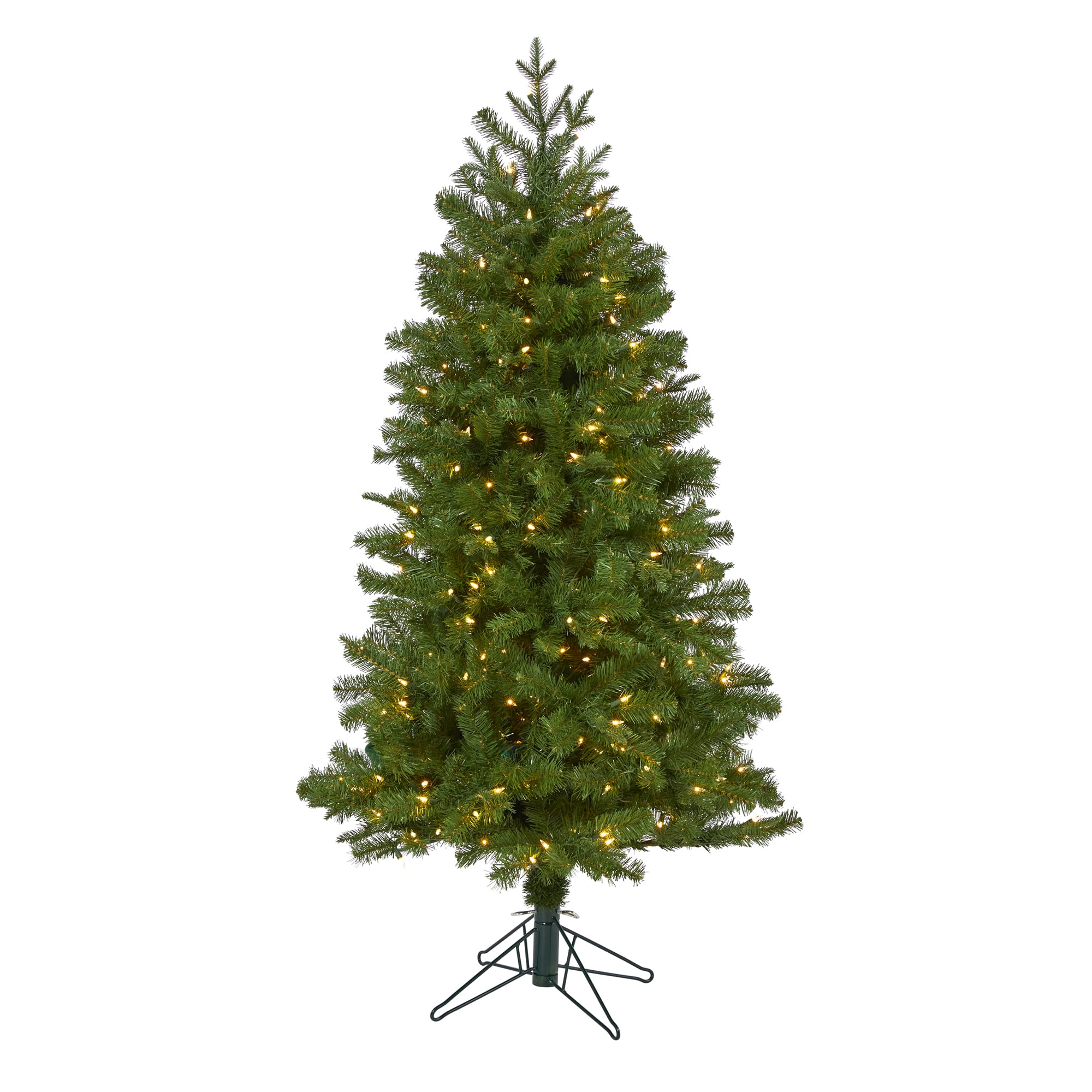 5ft. Pre-Lit Vancouver Spruce Artificial Christmas Tree, Warm White LED Lights