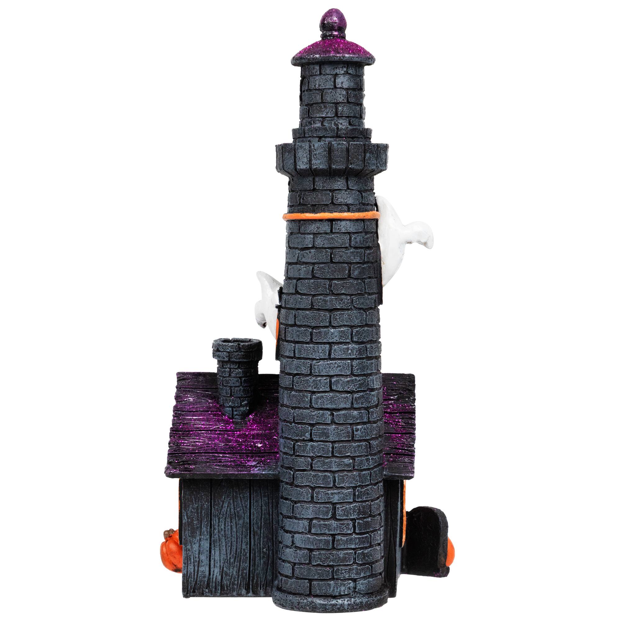 12&#x22; LED Lighted Haunted House Halloween Decoration