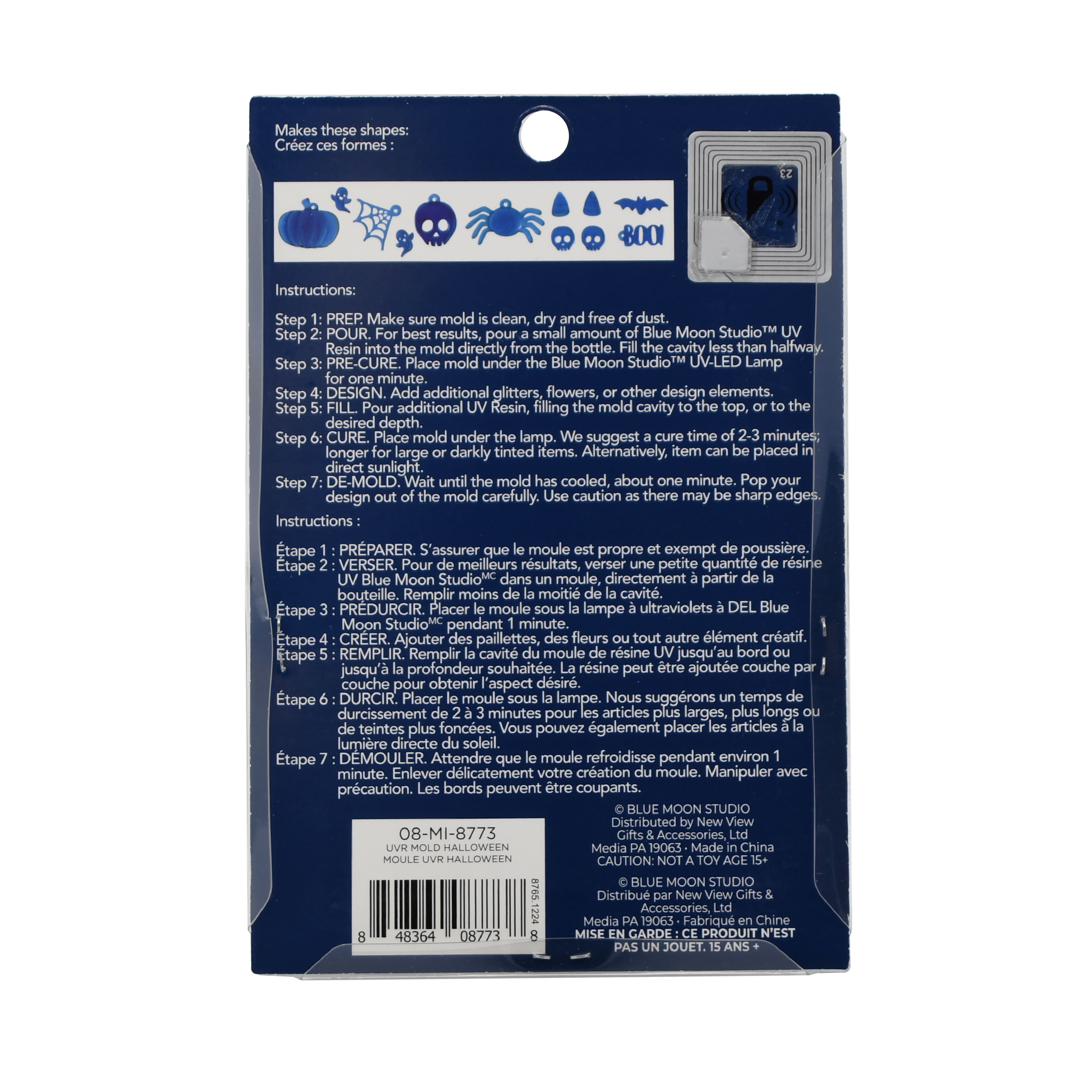 Blue Moon Studio&#x2122; UV Resin Craft Halloween Silicone Mold