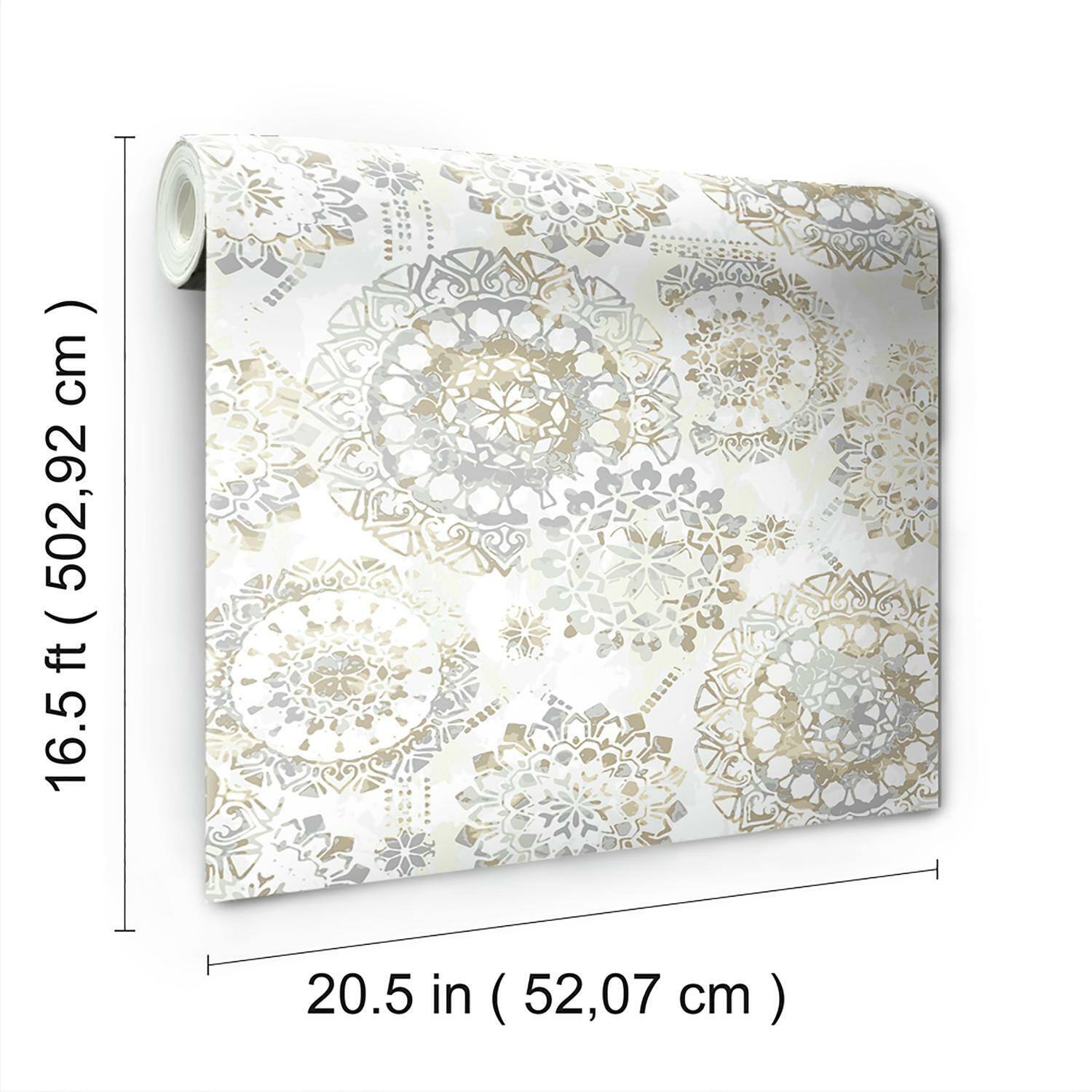 RoomMates Bohemian Medallion Peel & Stick Wallpaper Michaels