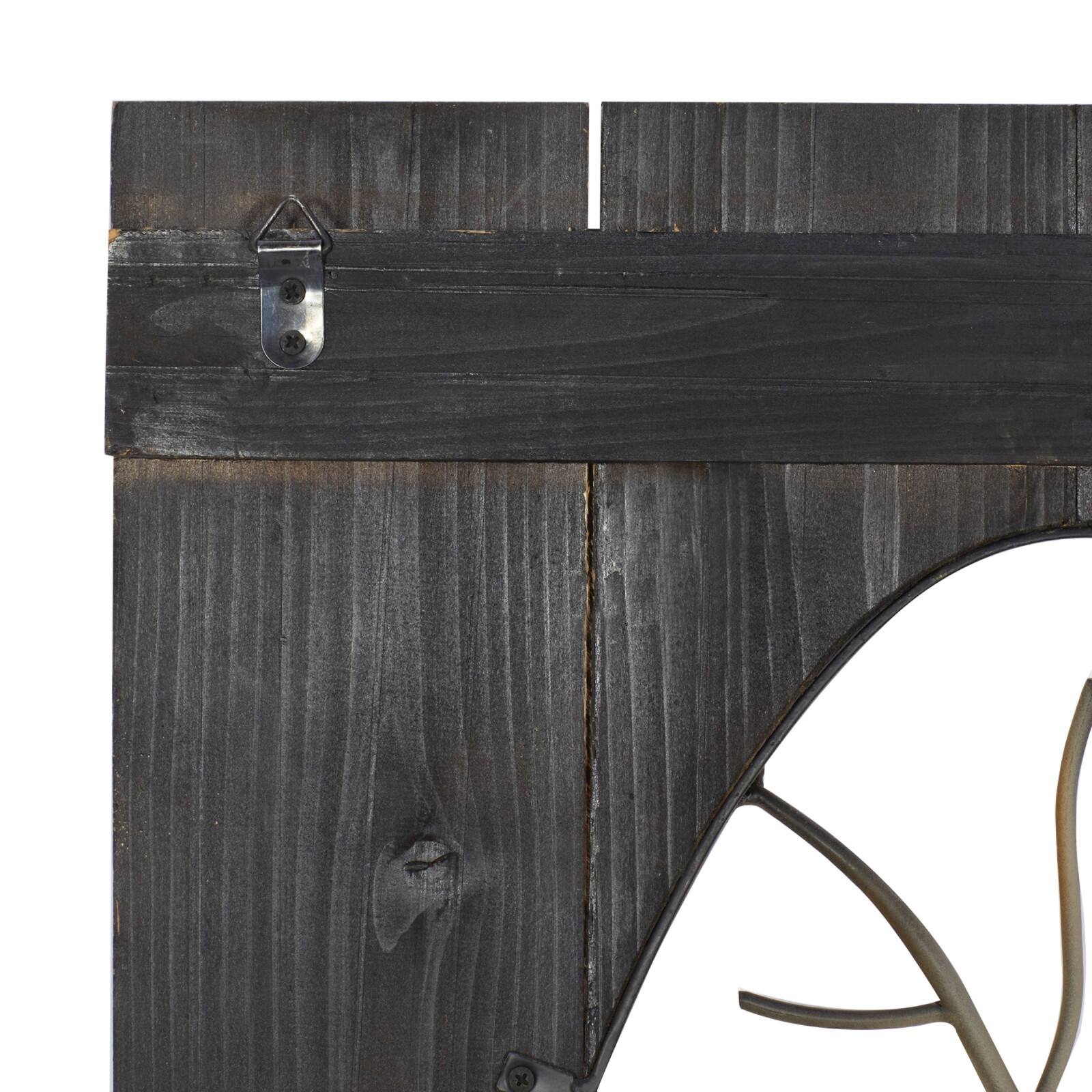 36" Brown Wood Rustic Birds Wall Decor, 2ct.