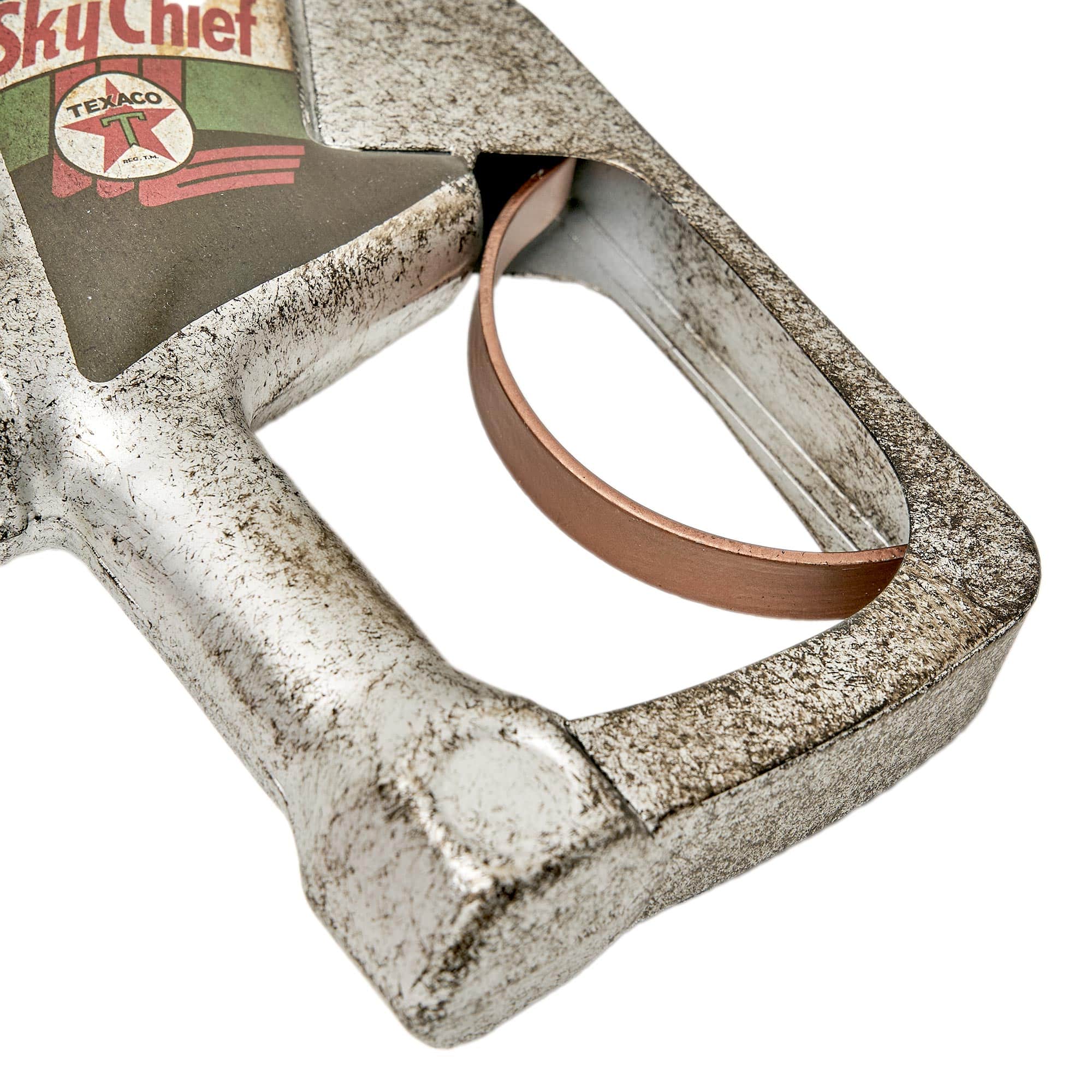 American Art Decor Sky Chief Metal Gas Nozzle Wall Decor 5.75" x 14.5" Sign