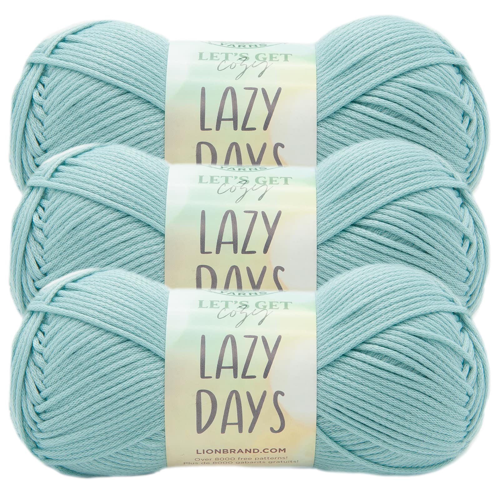 3 Pack Lion Brand&#xAE; Lazy Days Yarn