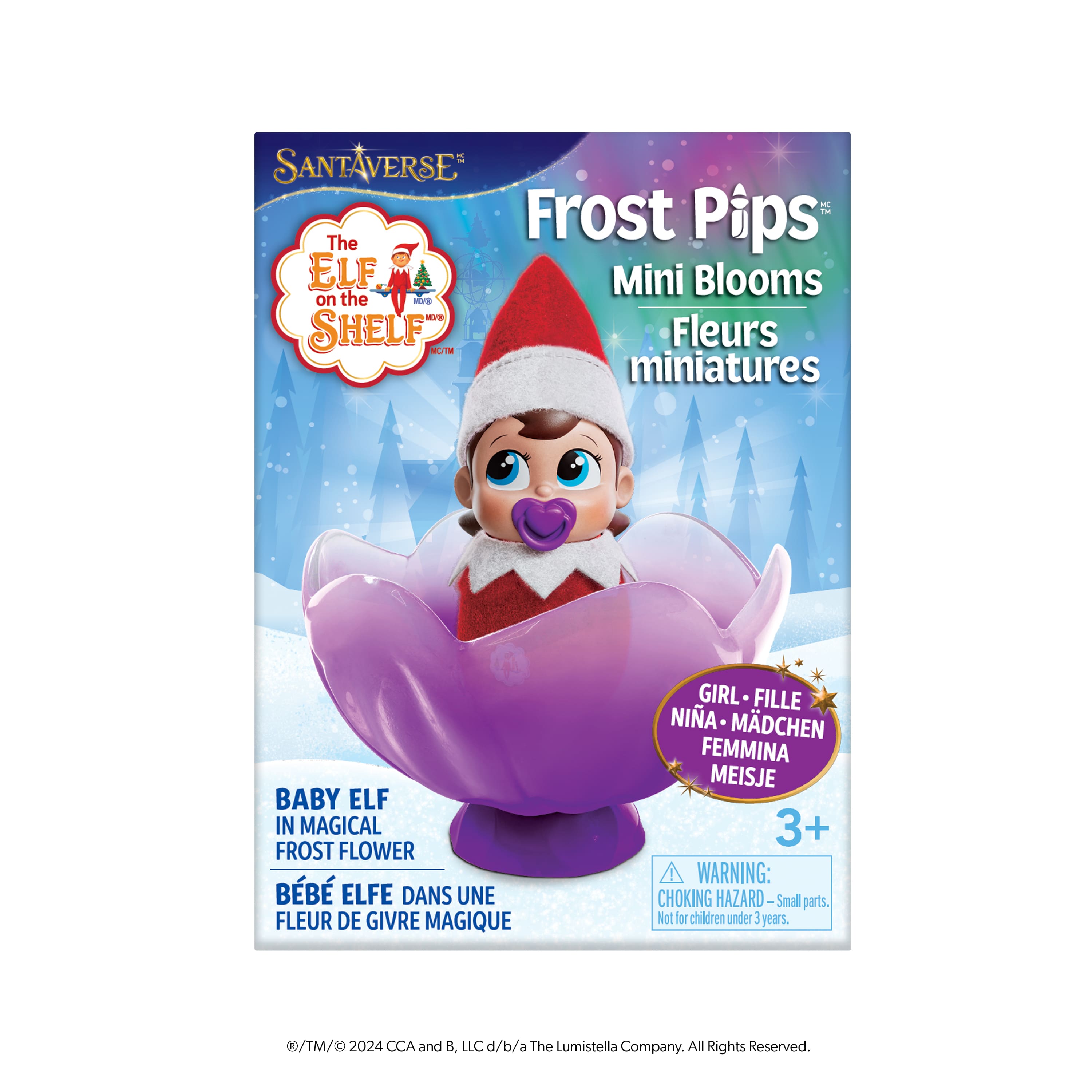 The Elf on the Shelf&#xAE; Frost Pips&#x2122; Mini Blooms Blue Eyed Girl Elf Baby