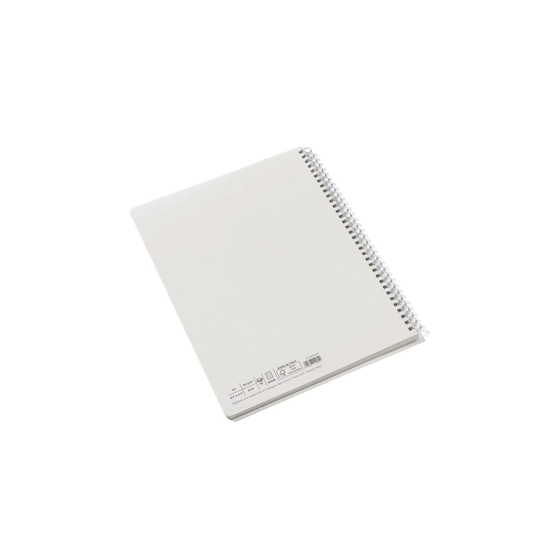 Fabriano&#xAE; Ecoqua Original Spiral-Bound A4 Lined Notebook