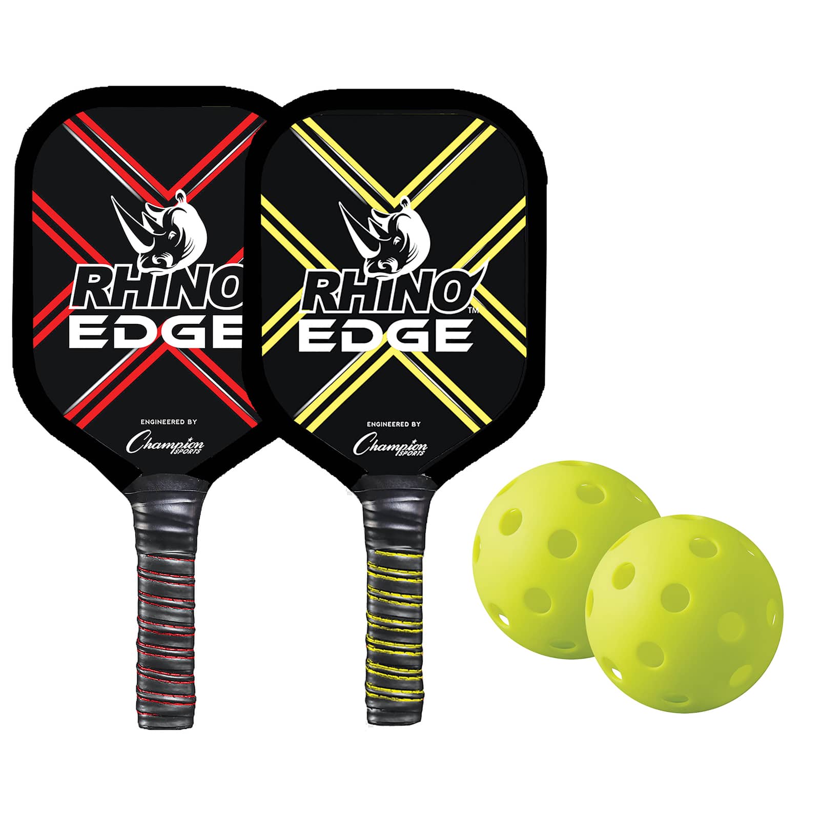 Champion Sports Rhino Pickleball Edge 2-Player Set
