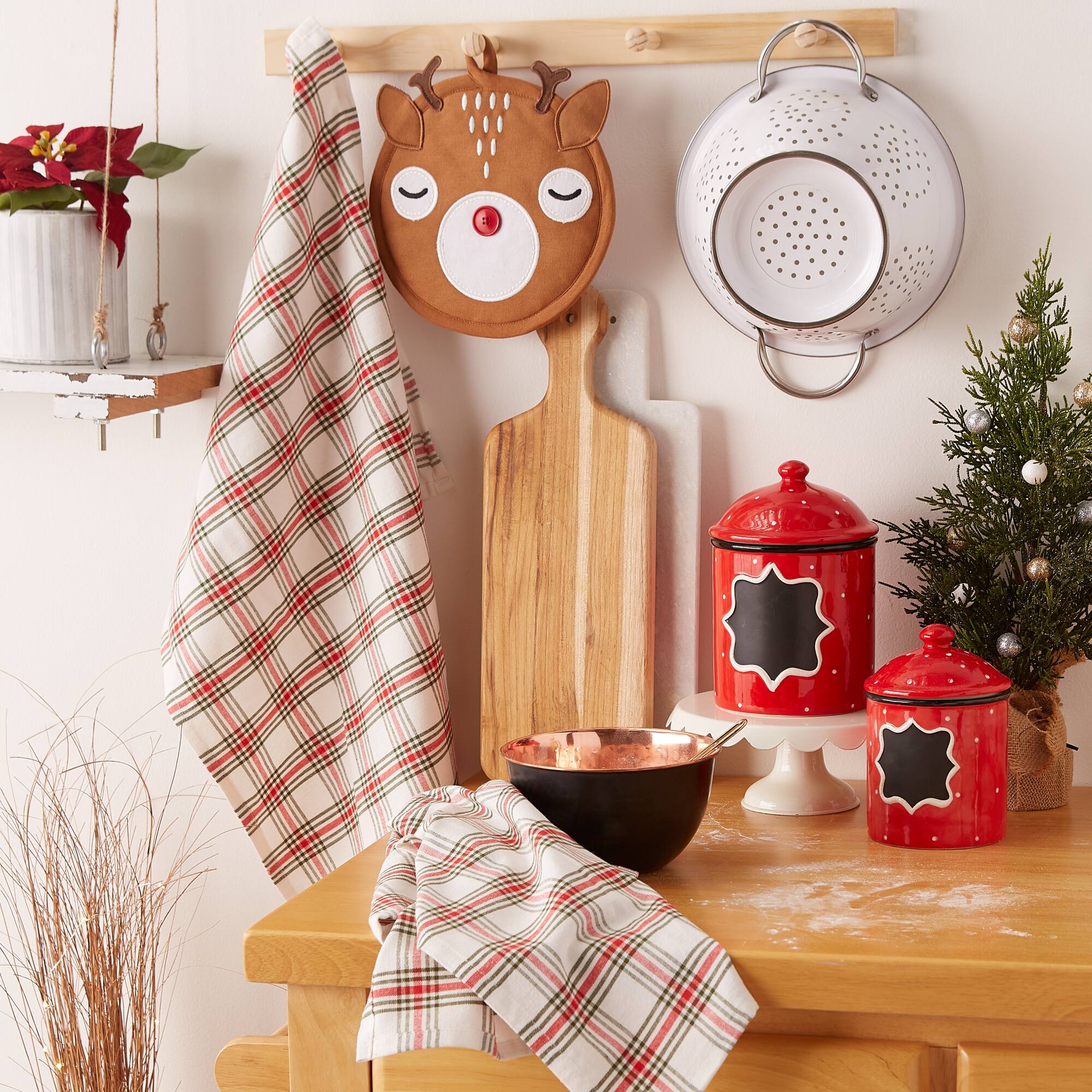 DII&#xAE; Rudy Reindeer Potholder Gift Set