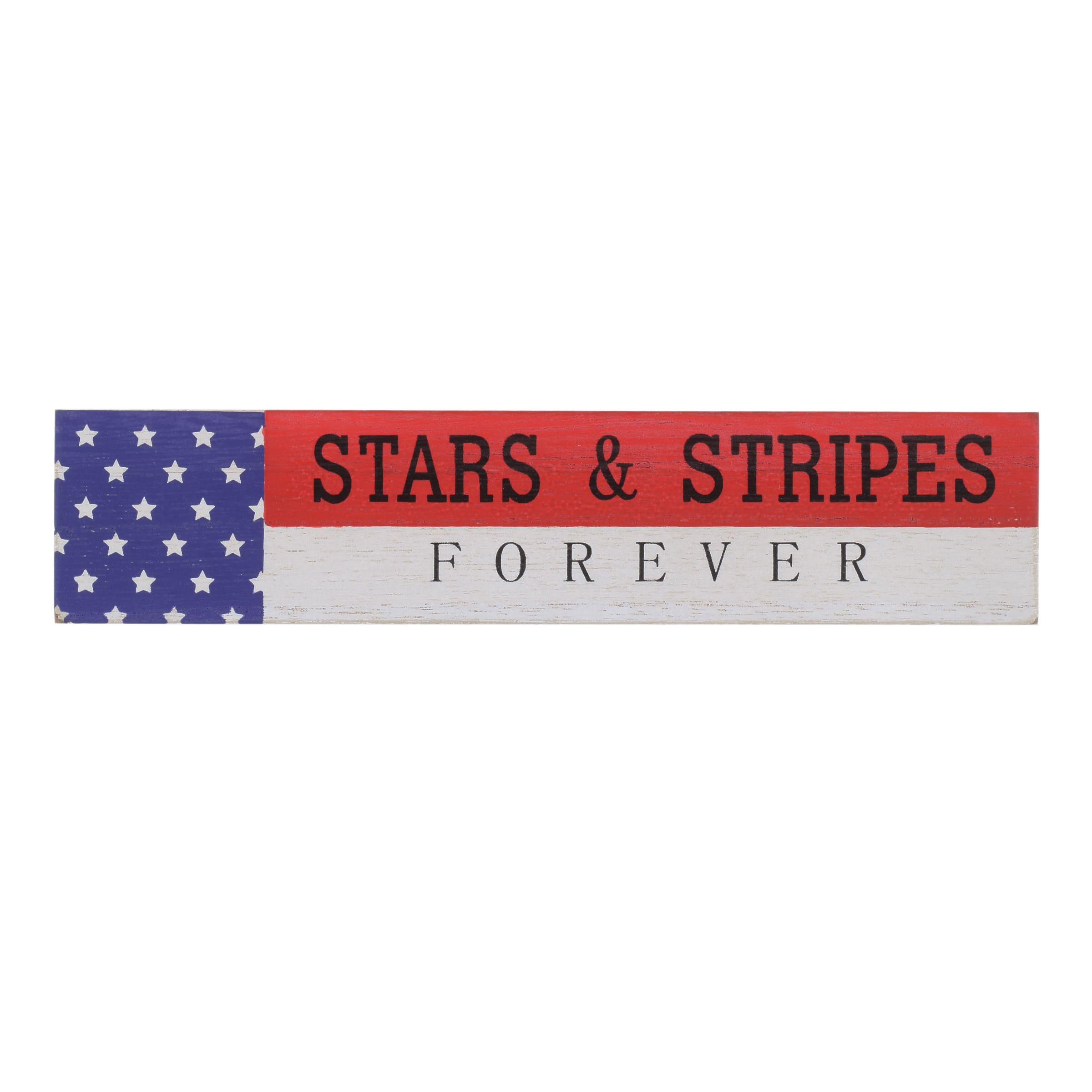 7&#x22; Patriotic Stars &#x26; Stripes Forever Tabletop D&#xE9;cor