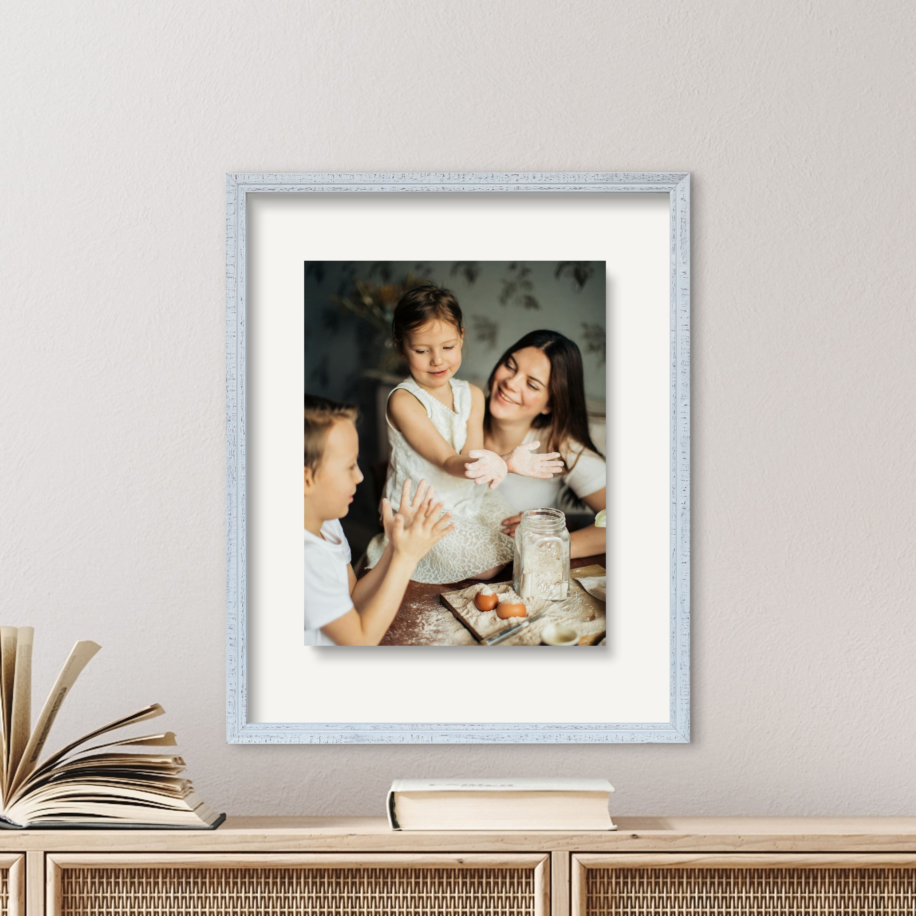 6 Pack: Home™ White Distressed Float Frame by Studio Décor®