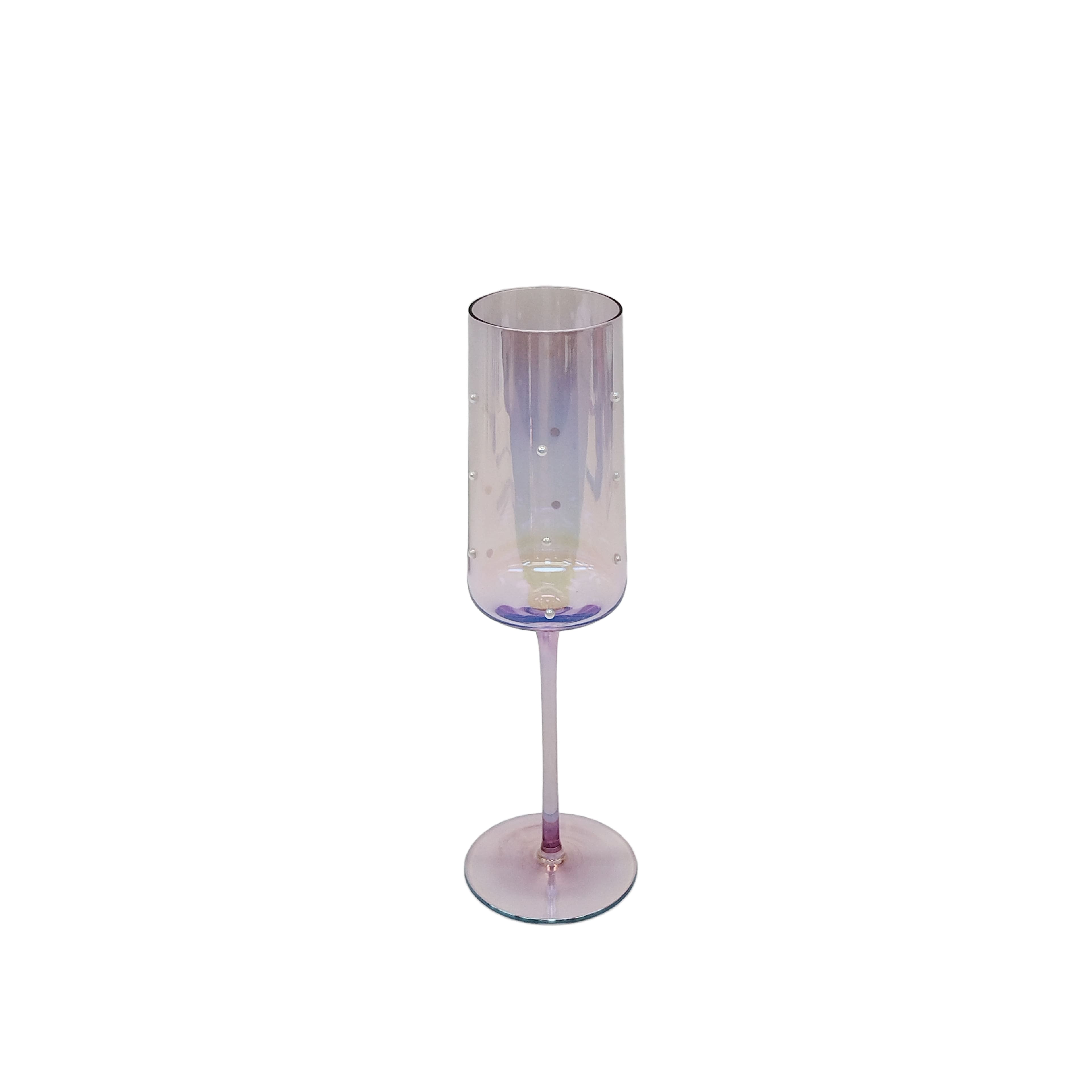 9.5oz. Pink Glass Champagne Flute by Ashland&#xAE;