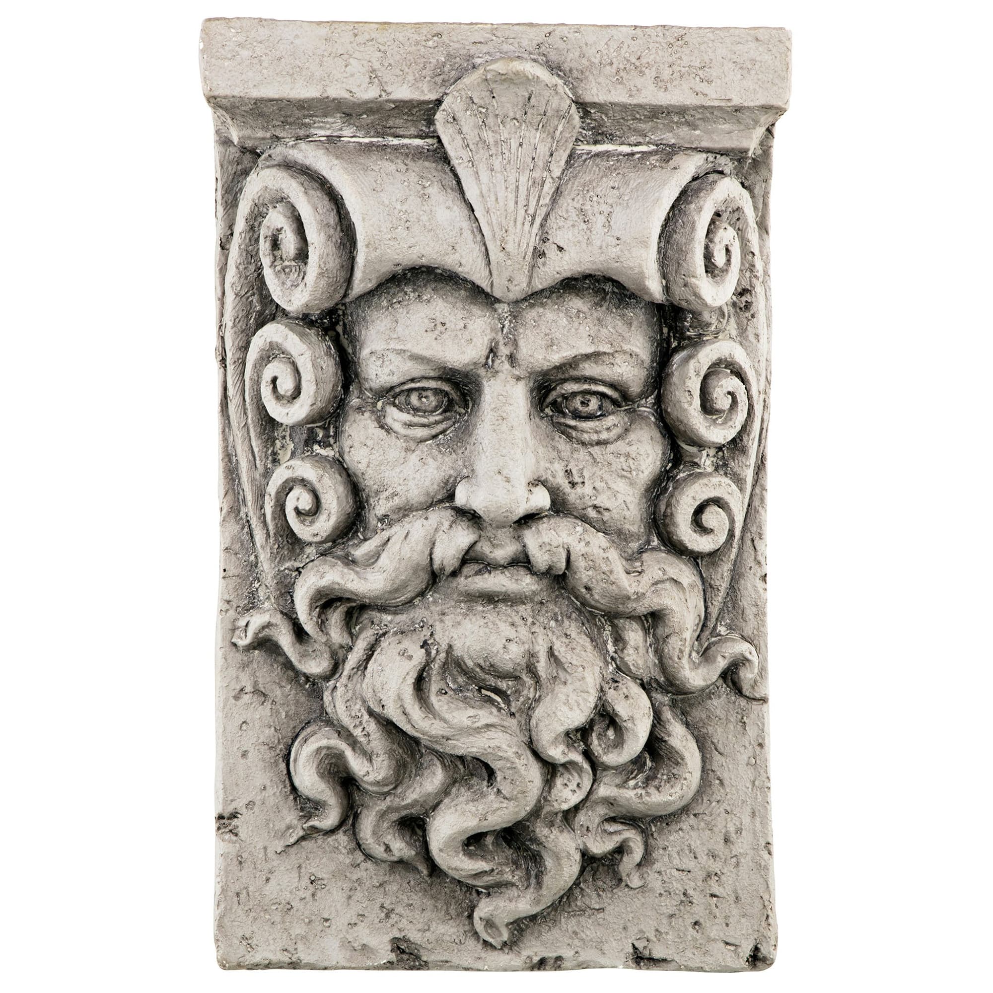 Design Toscano Poseidon Greek God of the Sea Wall Sculpture