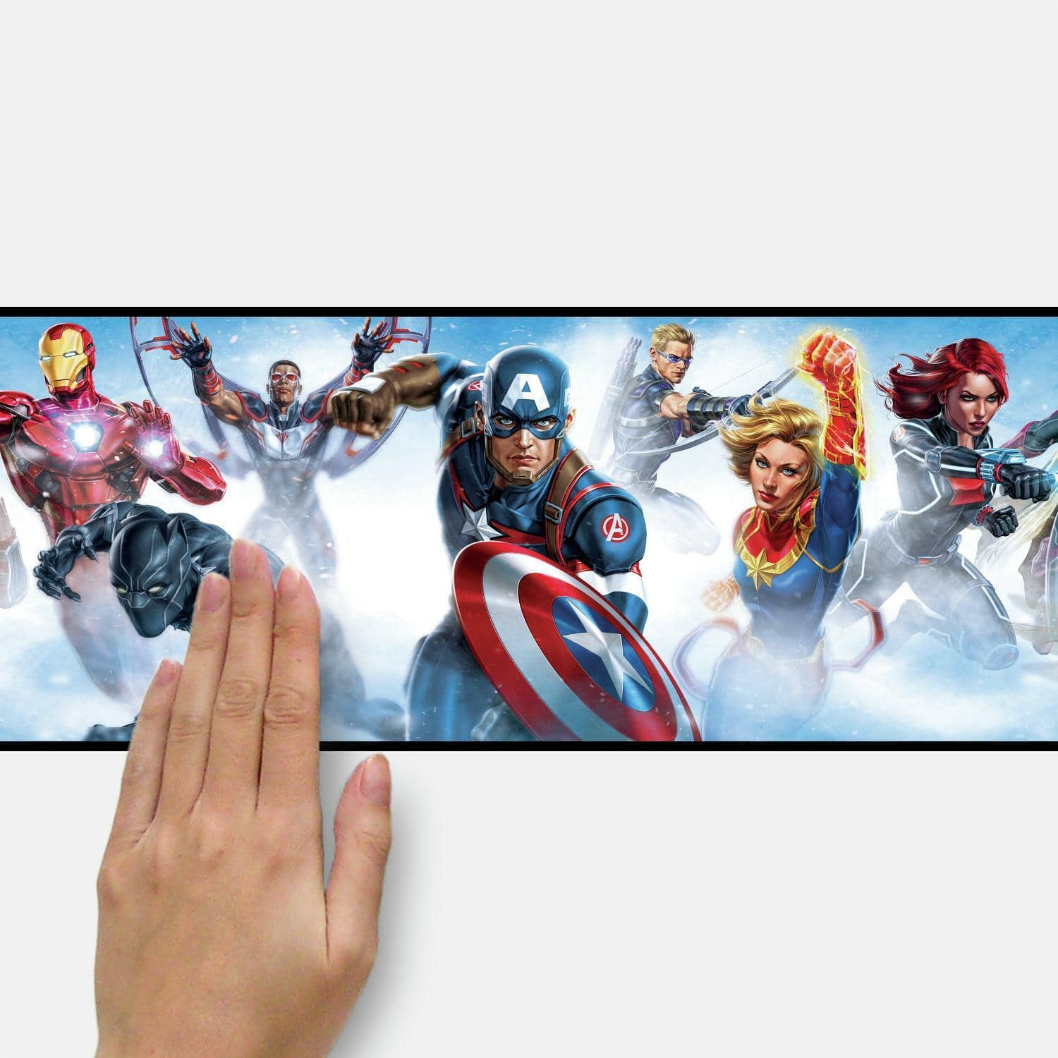 RoomMates Marvel Avengers Peel &#x26; Stick Border