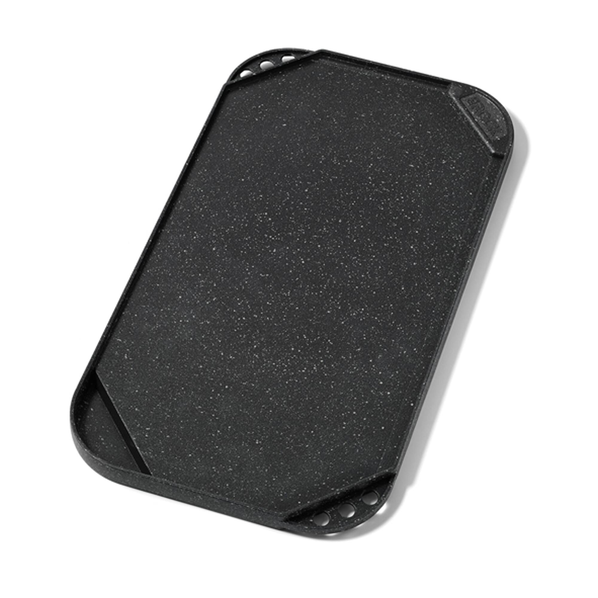 THE ROCK by Starfrit 10.6&#x22; x 19.5&#x22; Reversible Grill Griddle