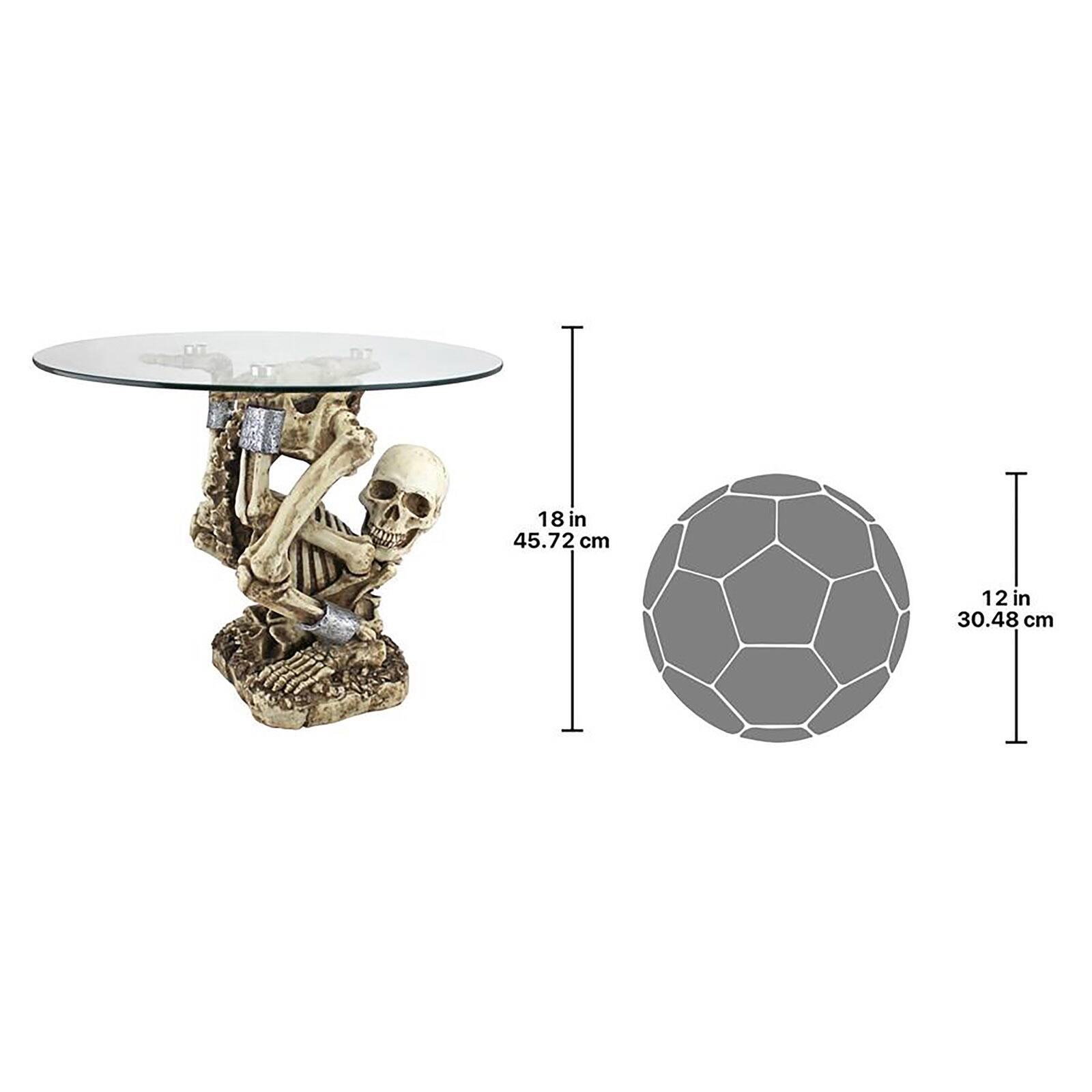 Design Toscano The Contortionist Skeleton Side Table