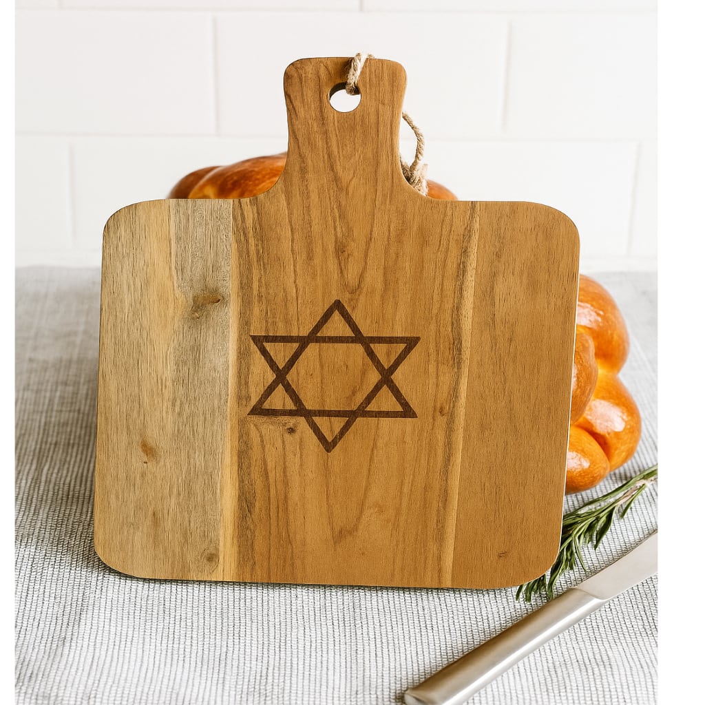12" x 9" Hanukkah Wood Serving Board by Ashland®