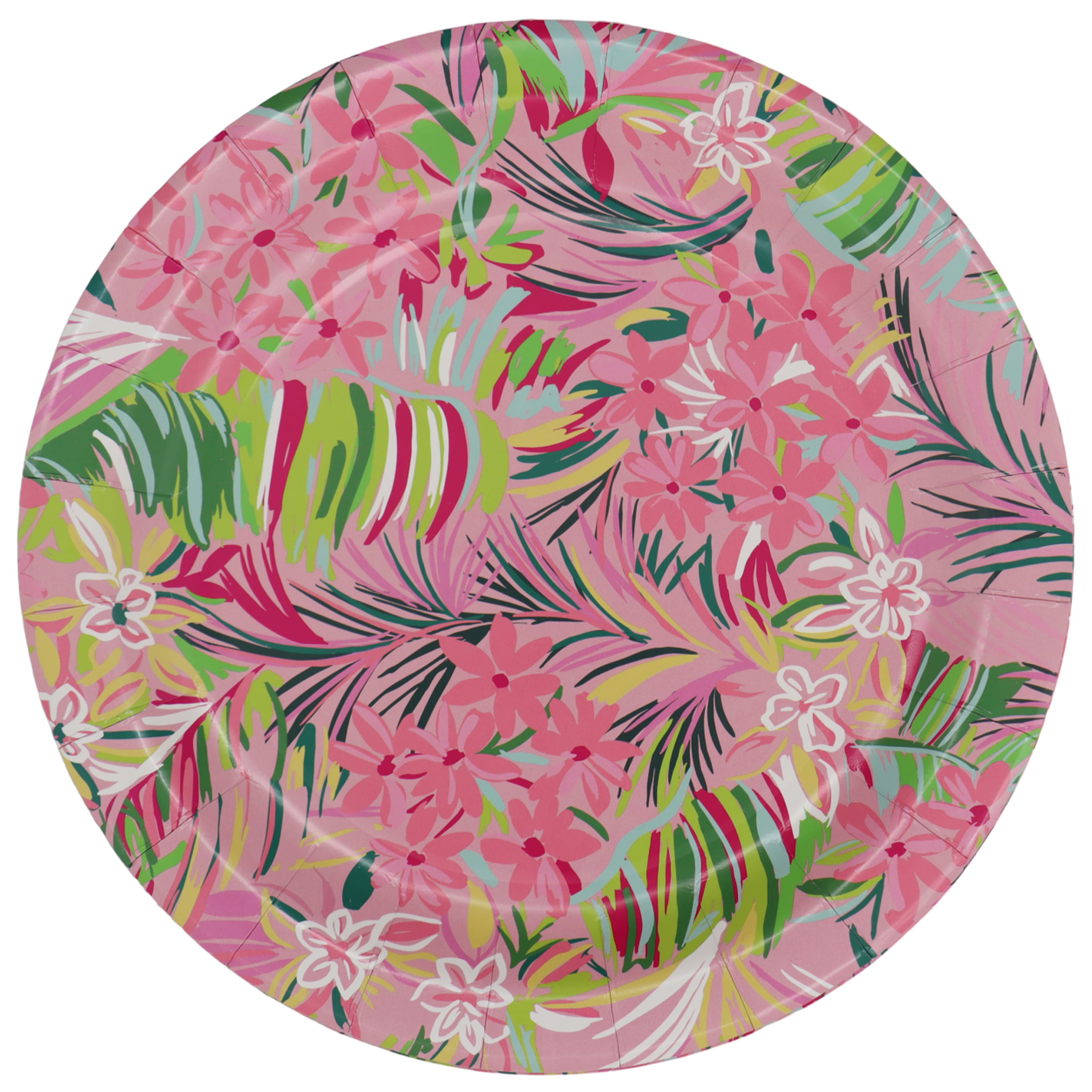 9&#x22; Pink Floral Paper Plates, 12ct. by Ashland&#xAE;