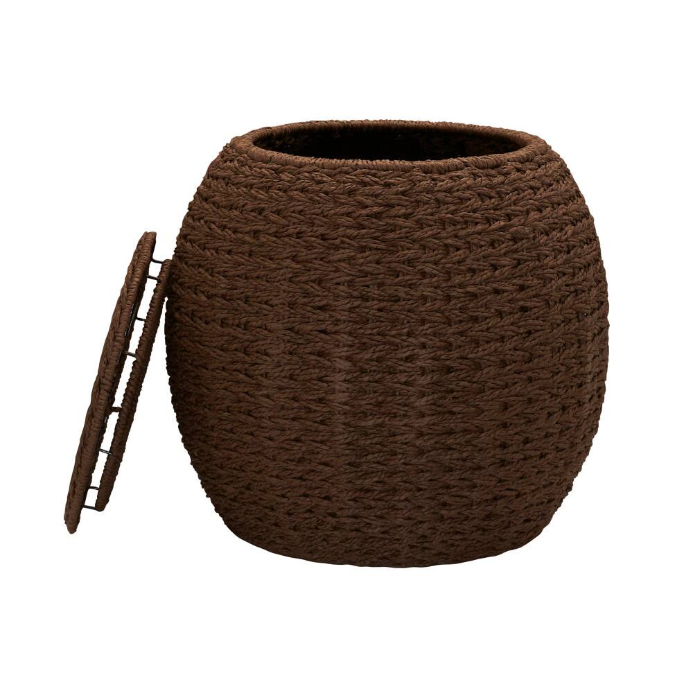 Household Essentials 19" Woven Storage End Table