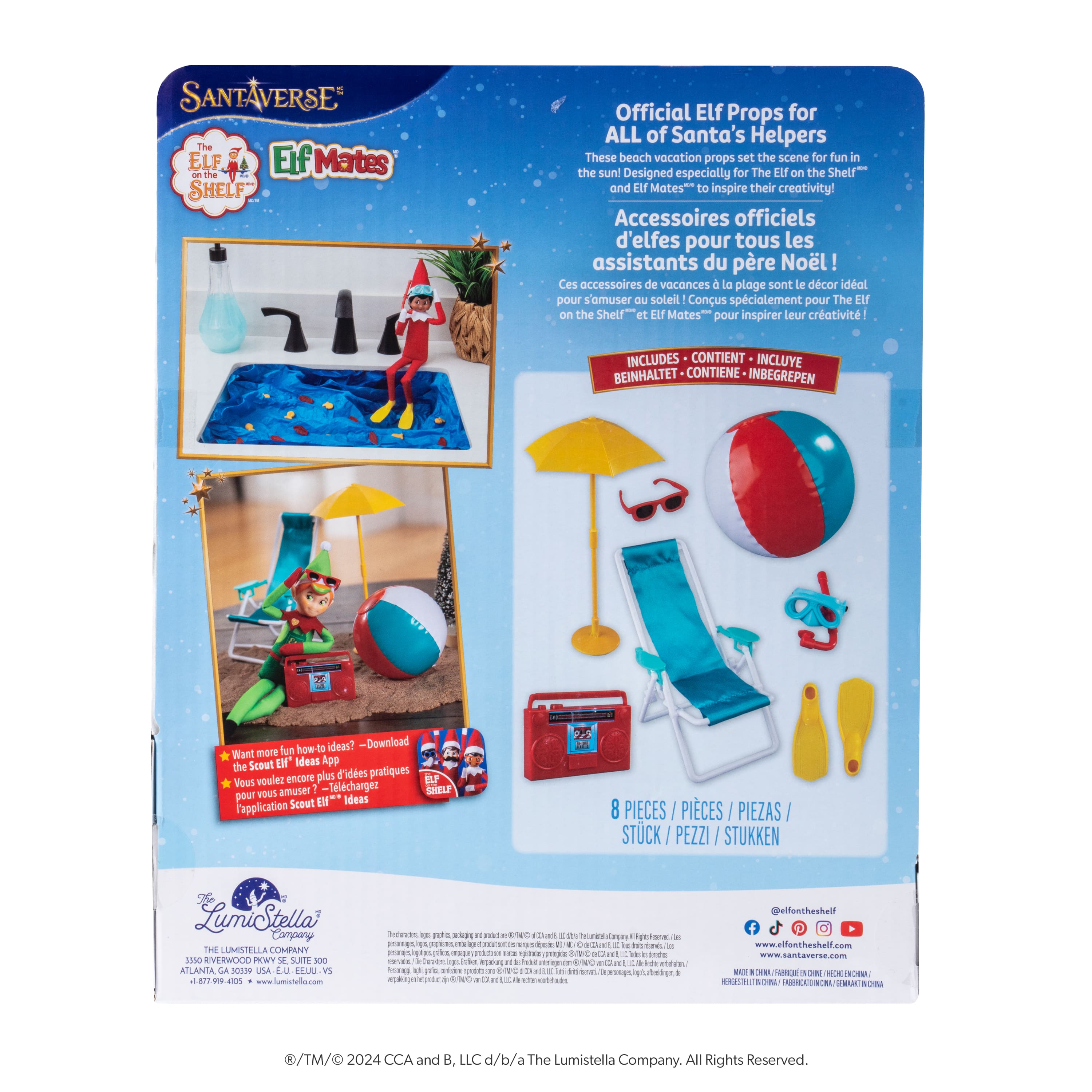 The Elf on the Shelf&#xAE; Polar Props&#x2122; Beach Vacation Set